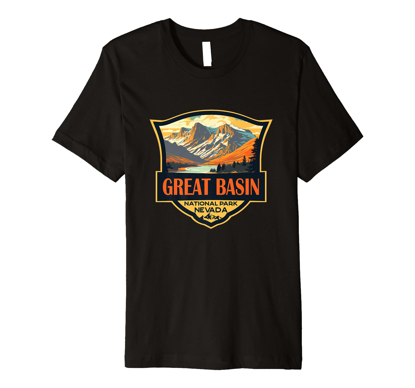 Great Basin National Park Illustration T-Shirt - Aesthetic Graphic Unisex - T-Shirt, Sweatshirt, Hoodie
