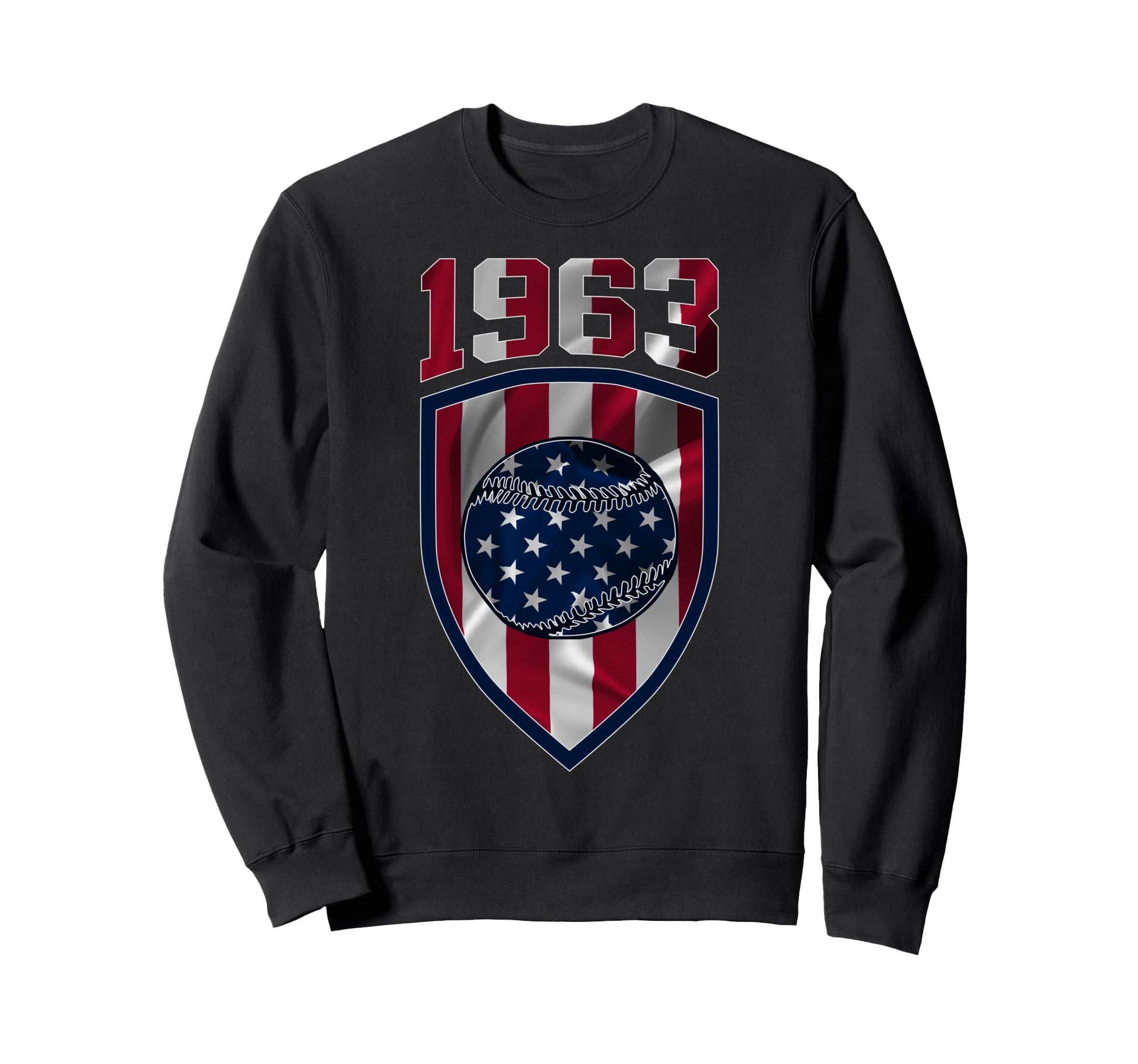 1963 Baseball 62Nd Birthday Sweatshirt - Novelty Apparel Men Women - T-Shirt, Sweatshirt, Hoodie