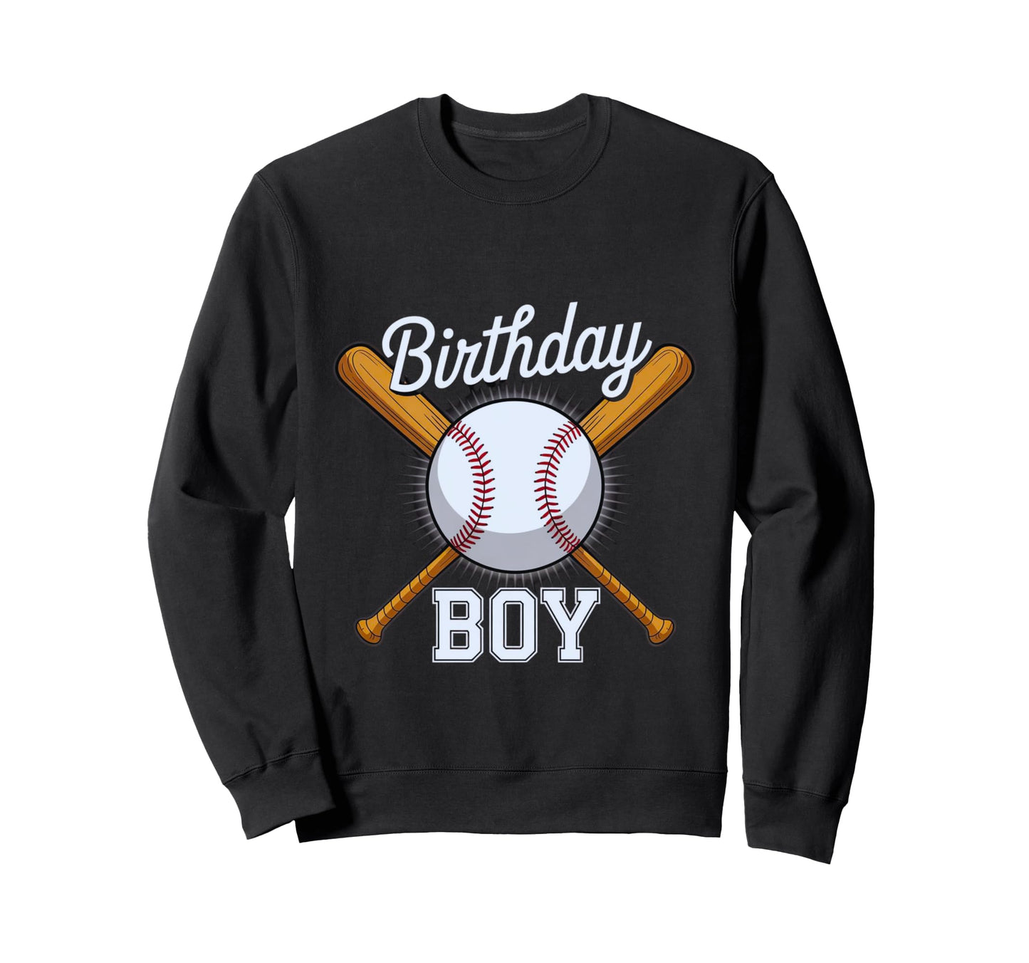Baseball Birthday Nine 9 Years Sweatshirt - Aesthetic Graphic for Adults - T-Shirt, Sweatshirt, Hoodie