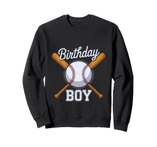 Baseball Birthday Nine 9 Years Sweatshirt - Aesthetic Graphic for Adults - T-Shirt, Sweatshirt, Hoodie