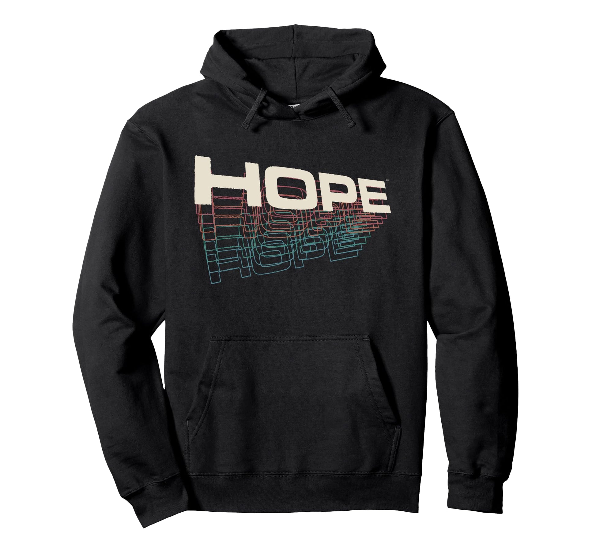 Hope Tv Typography Art Inspirational Hoodie - Novelty Apparel for Adults - T-Shirt, Sweatshirt, Hoodie