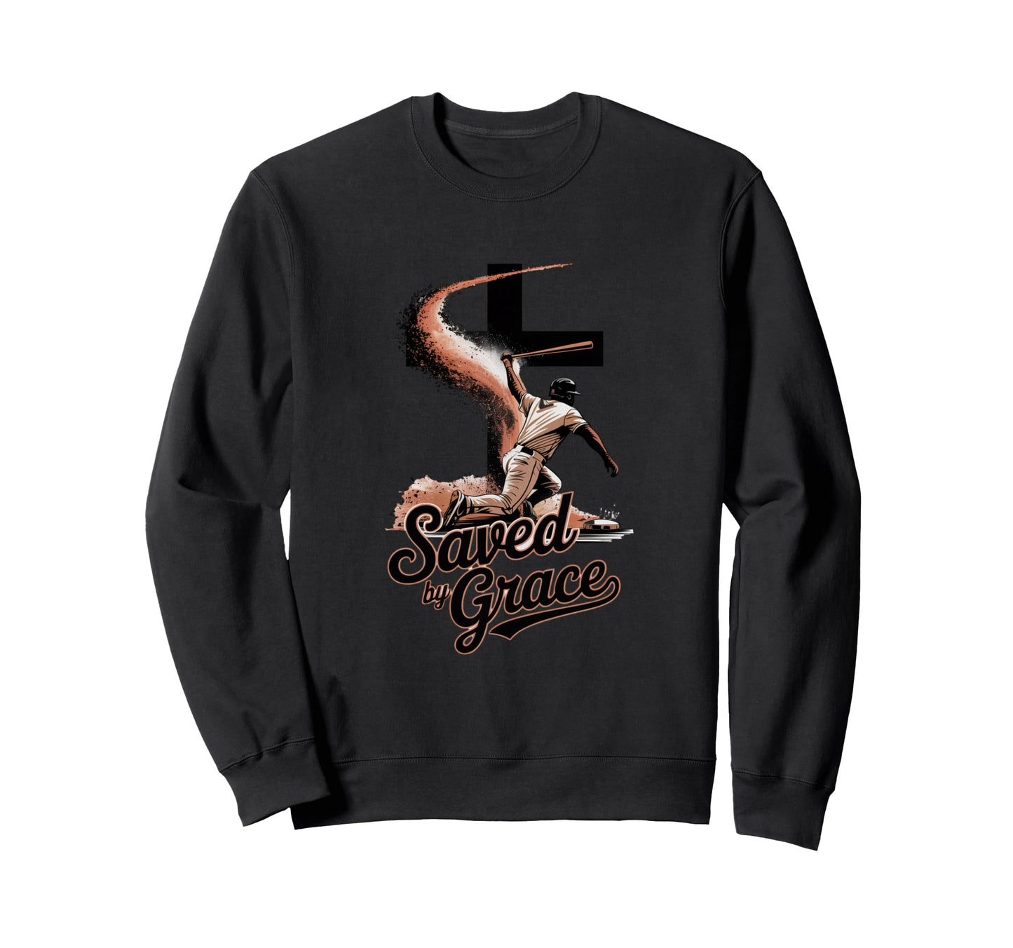 Christian Baseball Player Sweatshirt - Casual Everyday Wear for Adults - T-Shirt, Sweatshirt, Hoodie