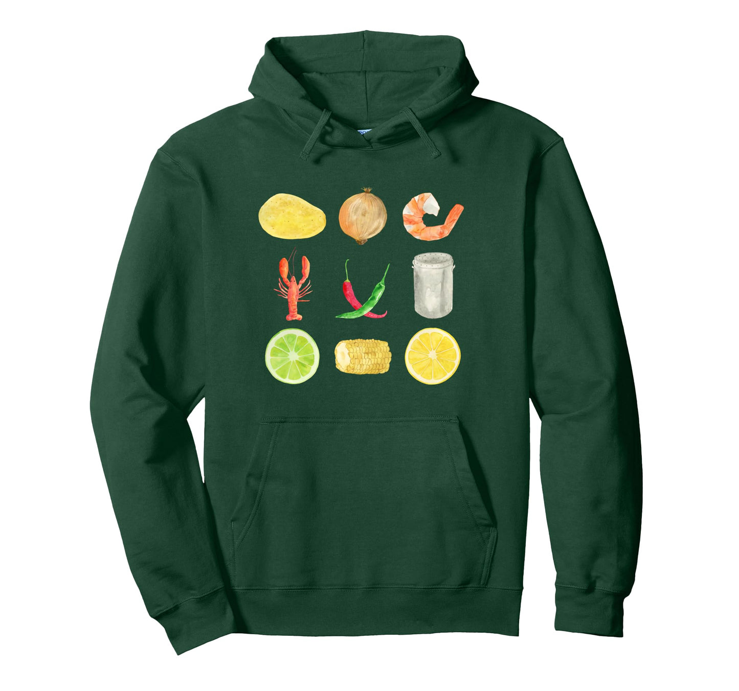Crawfish Low Country Boil Y2K Clean Hoodie - Trendy Graphic for Adults - T-Shirt, Sweatshirt, Hoodie