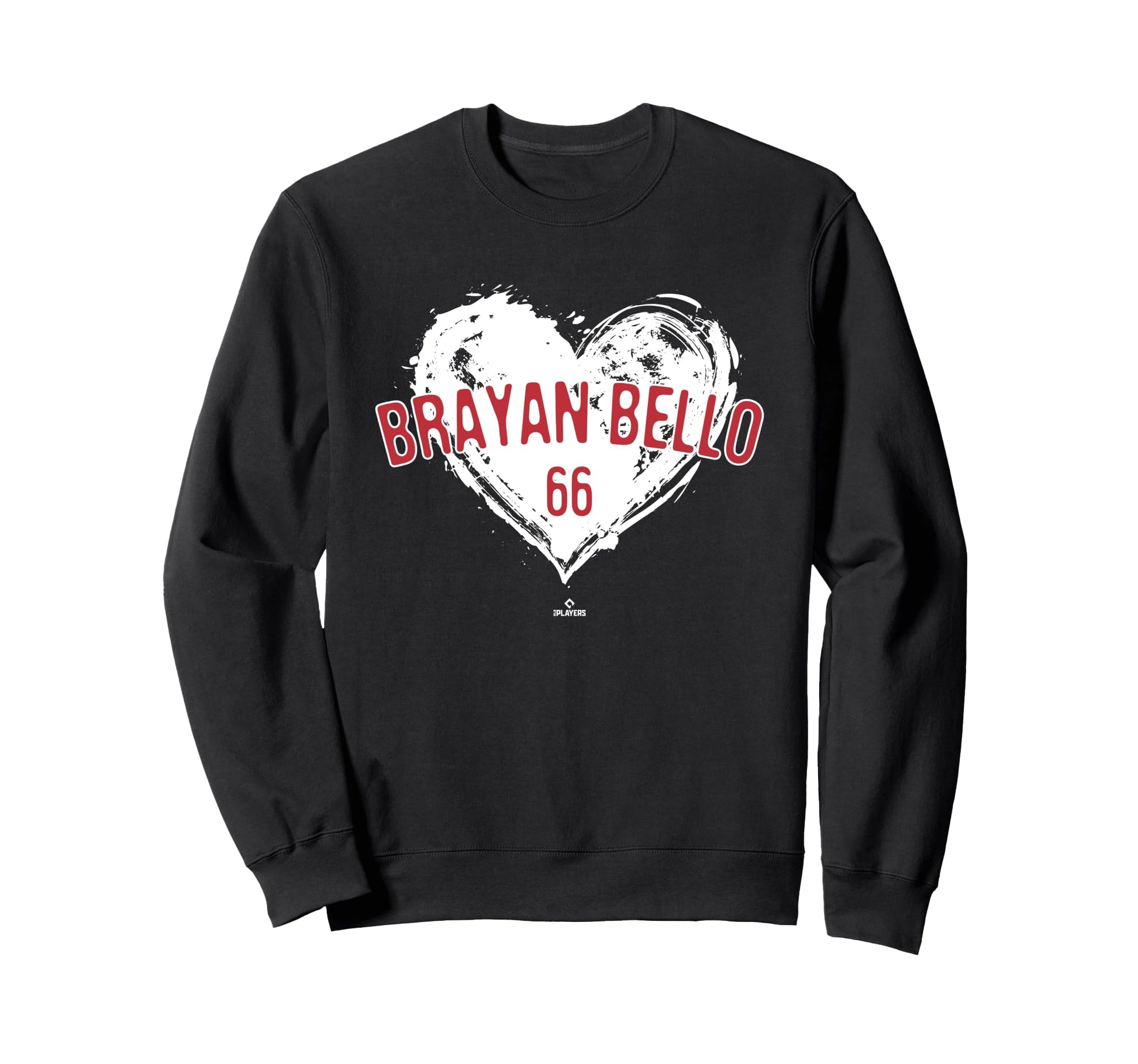 Distressed Heart Brayan Bello Sweatshirt - Casual Everyday Wear for Adults - T-Shirt, Sweatshirt, Hoodie