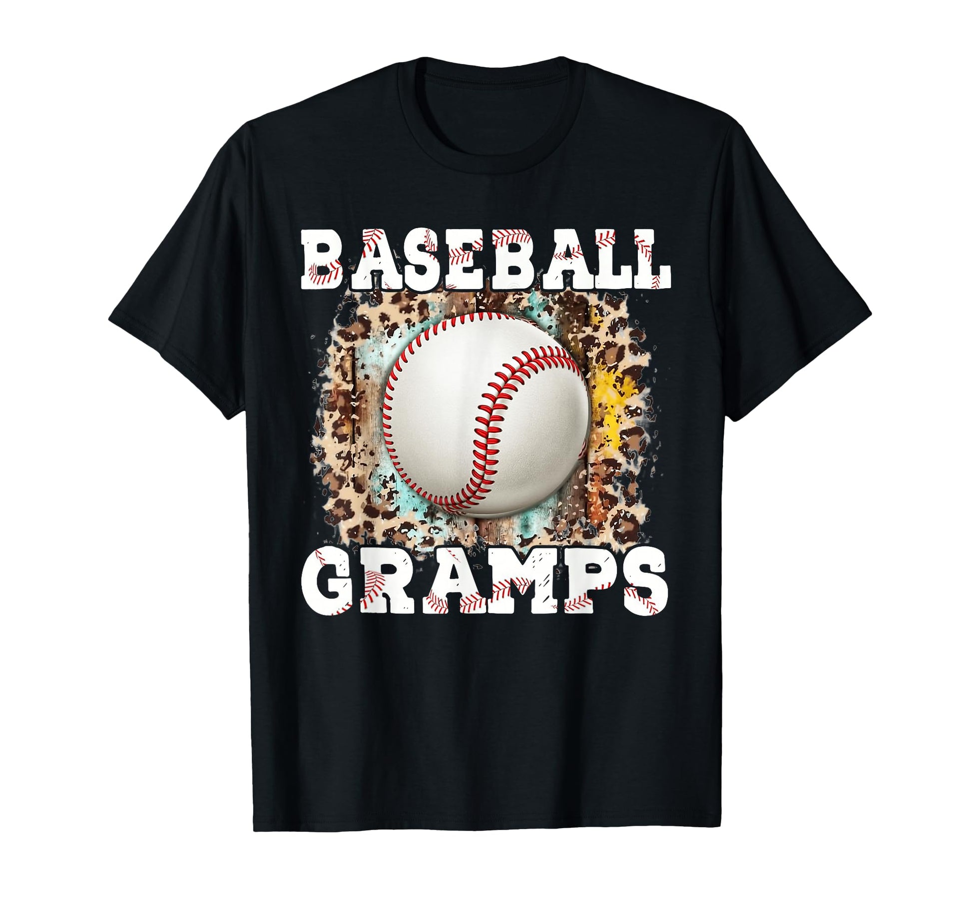 Baseball Sports Player Leopard T-Shirt - Novelty Apparel Men Women - T-Shirt, Sweatshirt, Hoodie