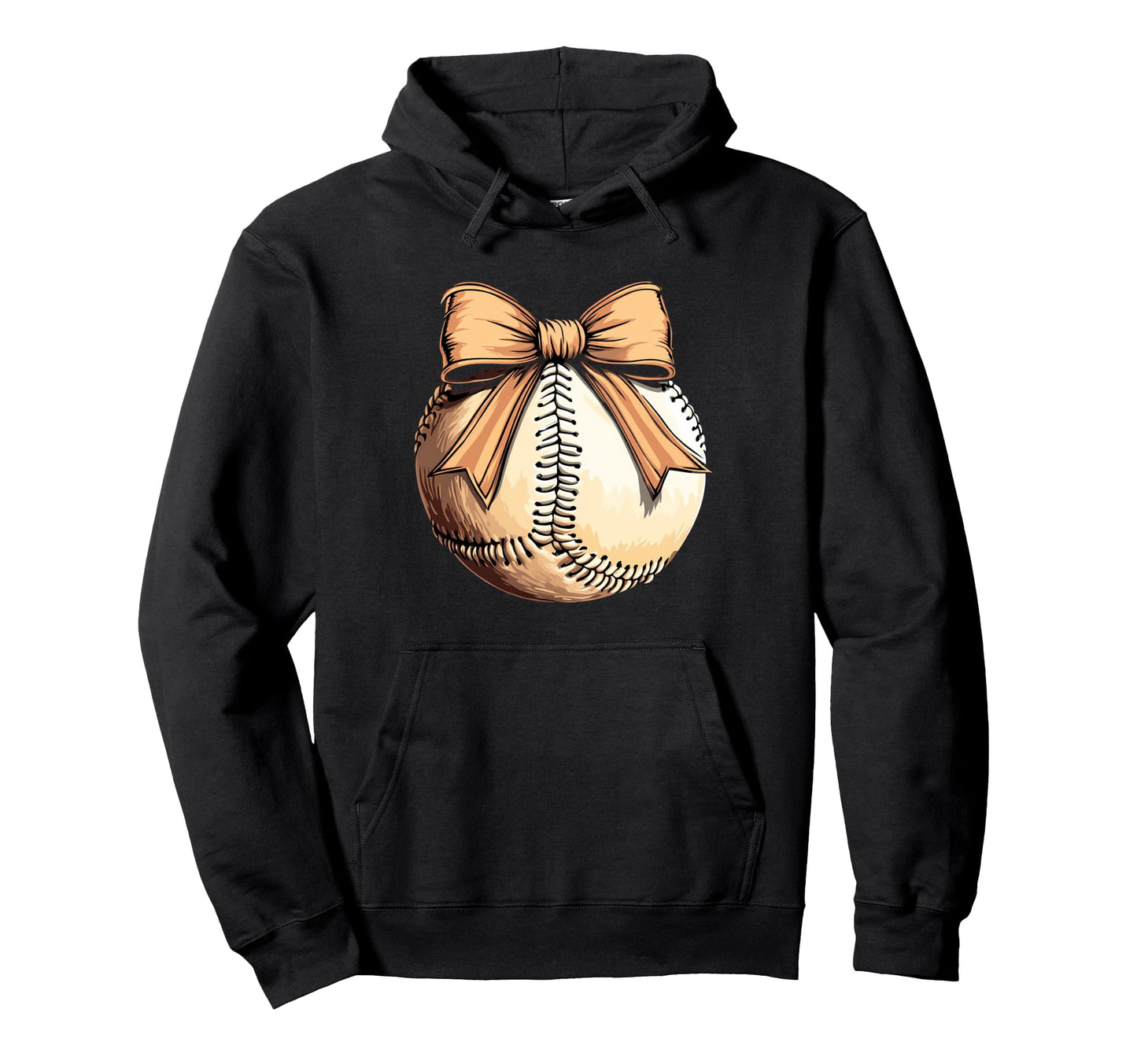 Baseball Coquette Bow Baseball Player Hoodie - Casual Everyday Wear Unisex - T-Shirt, Sweatshirt, Hoodie