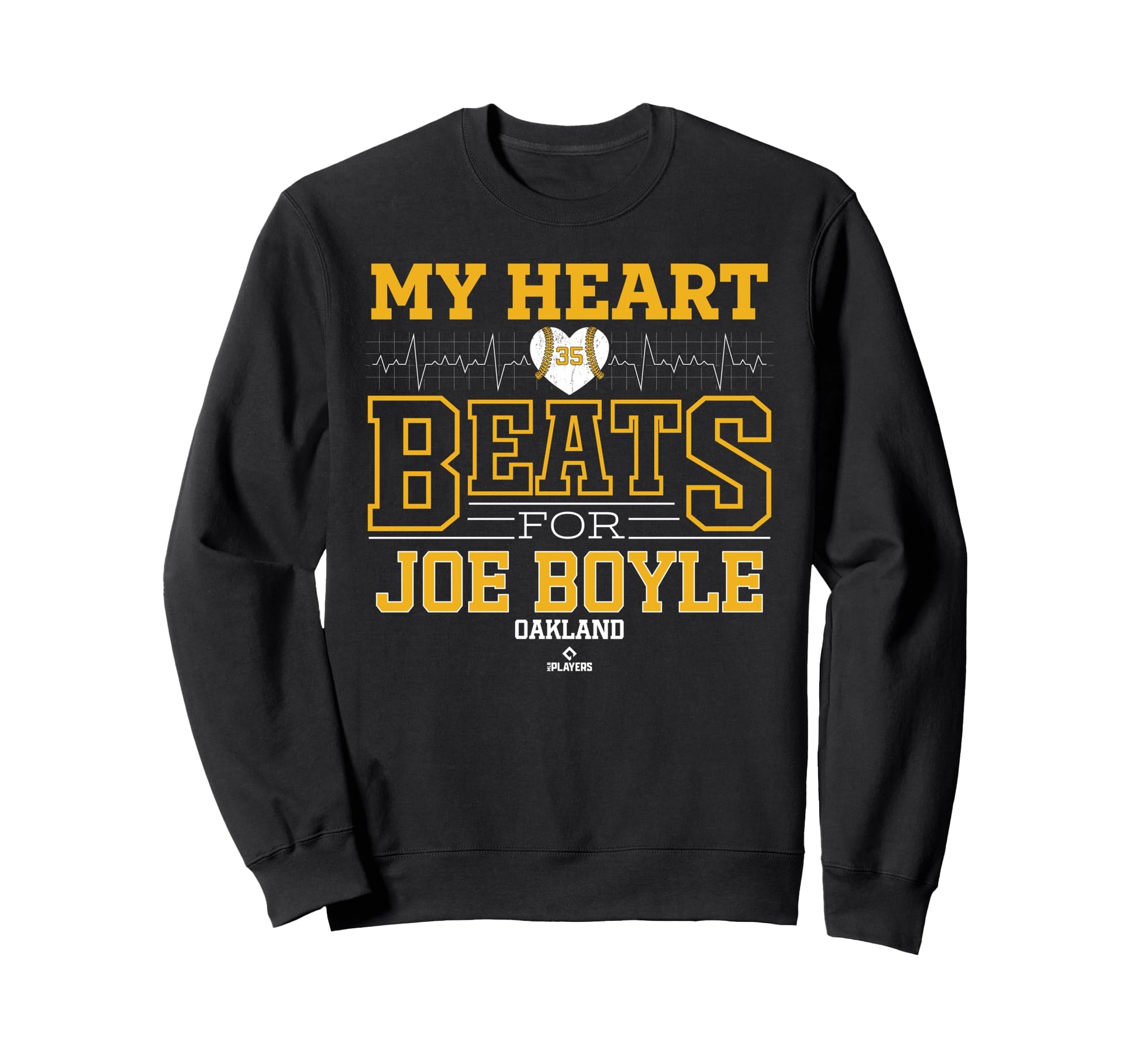My Heart Beats Joe Boyle Sweatshirt - Fun Novelty Design for Adults - T-Shirt, Sweatshirt, Hoodie