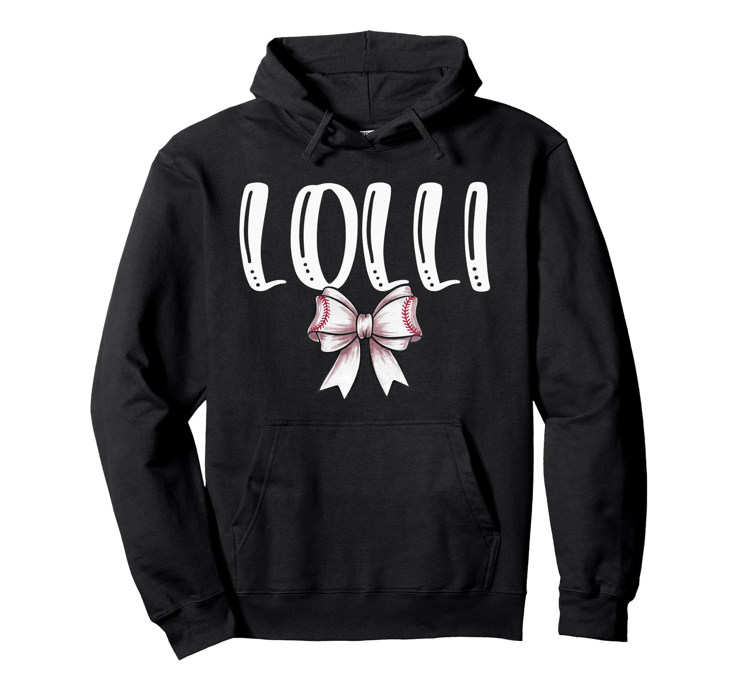 Coquette Baseball Lolli Spirit Hoodie - Trendy Graphic for Adults - T-Shirt, Sweatshirt, Hoodie