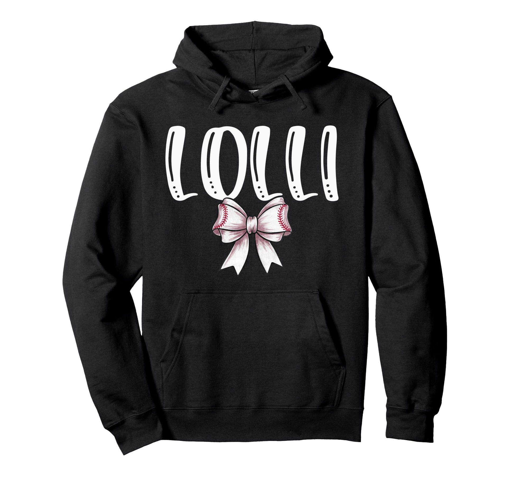 Coquette Baseball Lolli Spirit Hoodie - Trendy Graphic for Adults - T-Shirt, Sweatshirt, Hoodie