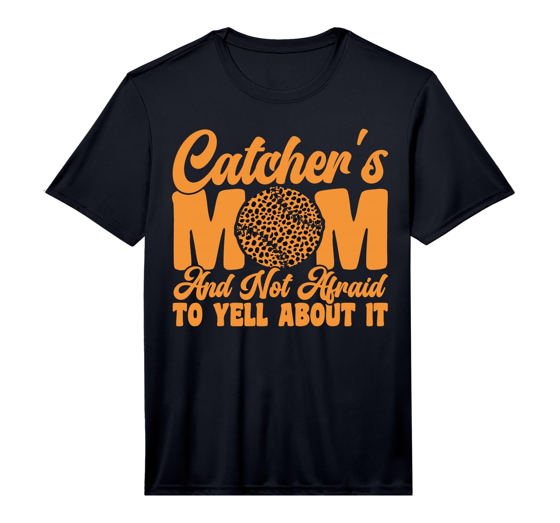 Mens Catchers Mom And Not Afraid Leopard T-Shirt - Graphic Print Men Women - T-Shirt, Sweatshirt, Hoodie