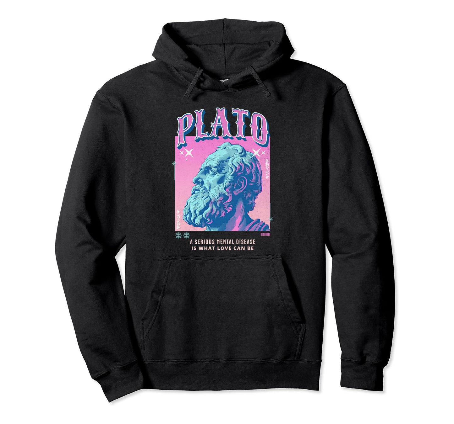 Stoic Plato Pastel Y2K Aesthetic Hoodie - Streetwear Style for Adults - T-Shirt, Sweatshirt, Hoodie
