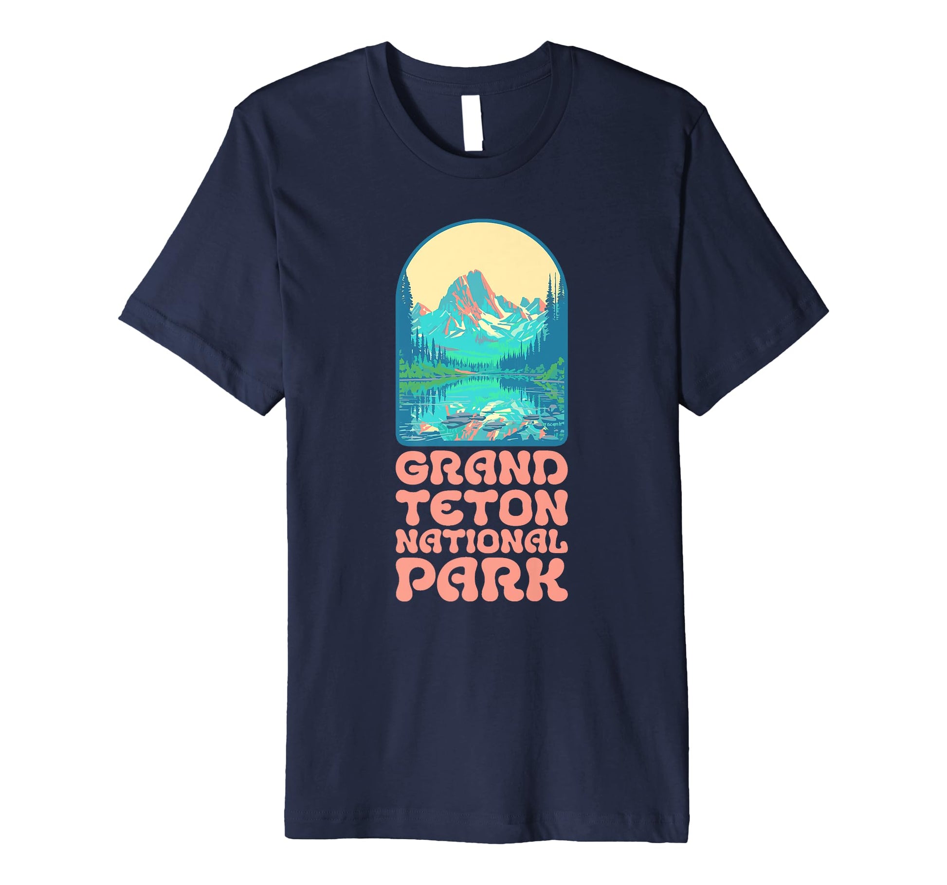 Grand Teton National Park Eighties T-Shirt - Streetwear Style for Adults - T-Shirt, Sweatshirt, Hoodie