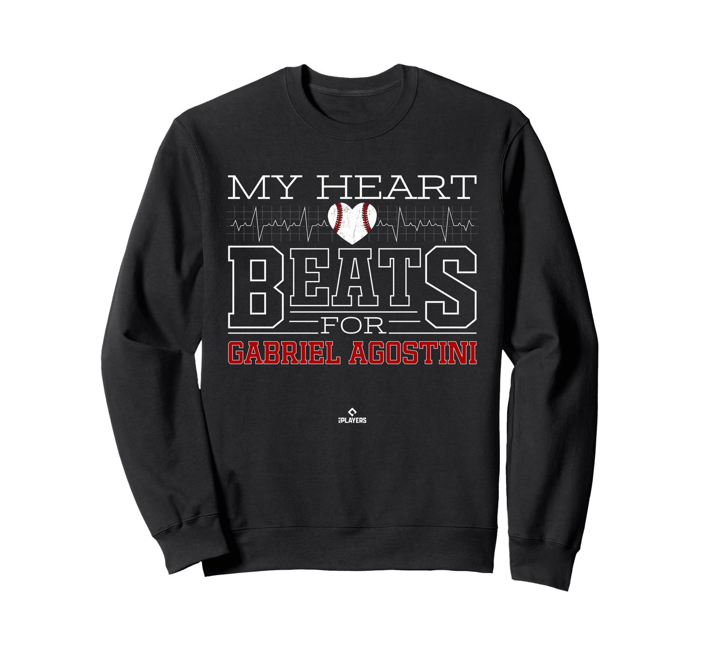 My Heart Beats Gabriel Agostini Sweatshirt - Casual Everyday Wear Unisex - T-Shirt, Sweatshirt, Hoodie