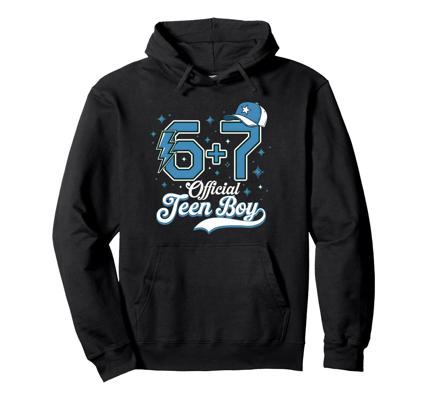 6 7 Meme Teenager 13Th Birthday Hoodie - Fun Novelty Design for Adults - T-Shirt, Sweatshirt, Hoodie