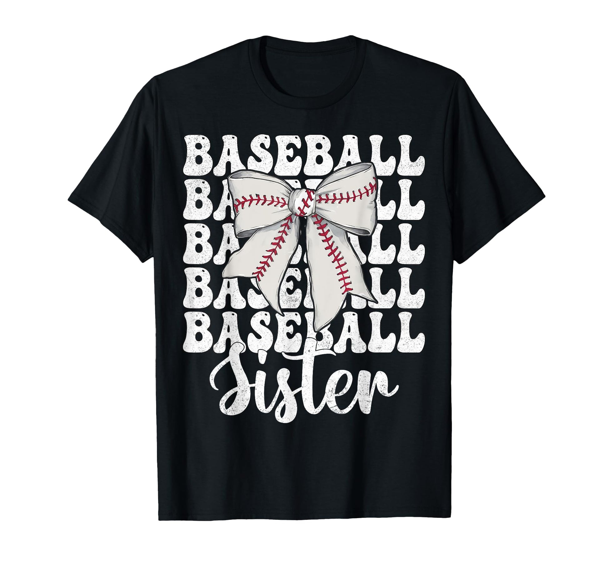 Baseball Sister Baseball Coquette T-Shirt - Fun Novelty Design Men Women - T-Shirt, Sweatshirt, Hoodie