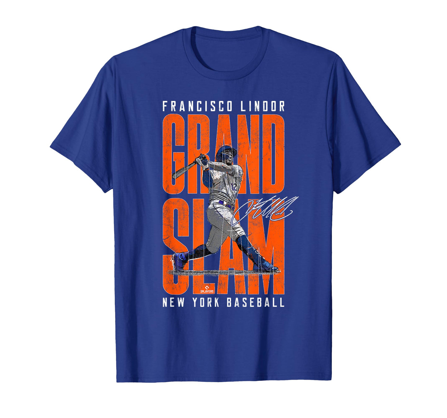 Grand Slam Francisco Lindor New York T-Shirt - Trendy Graphic Men Women - T-Shirt, Sweatshirt, Hoodie