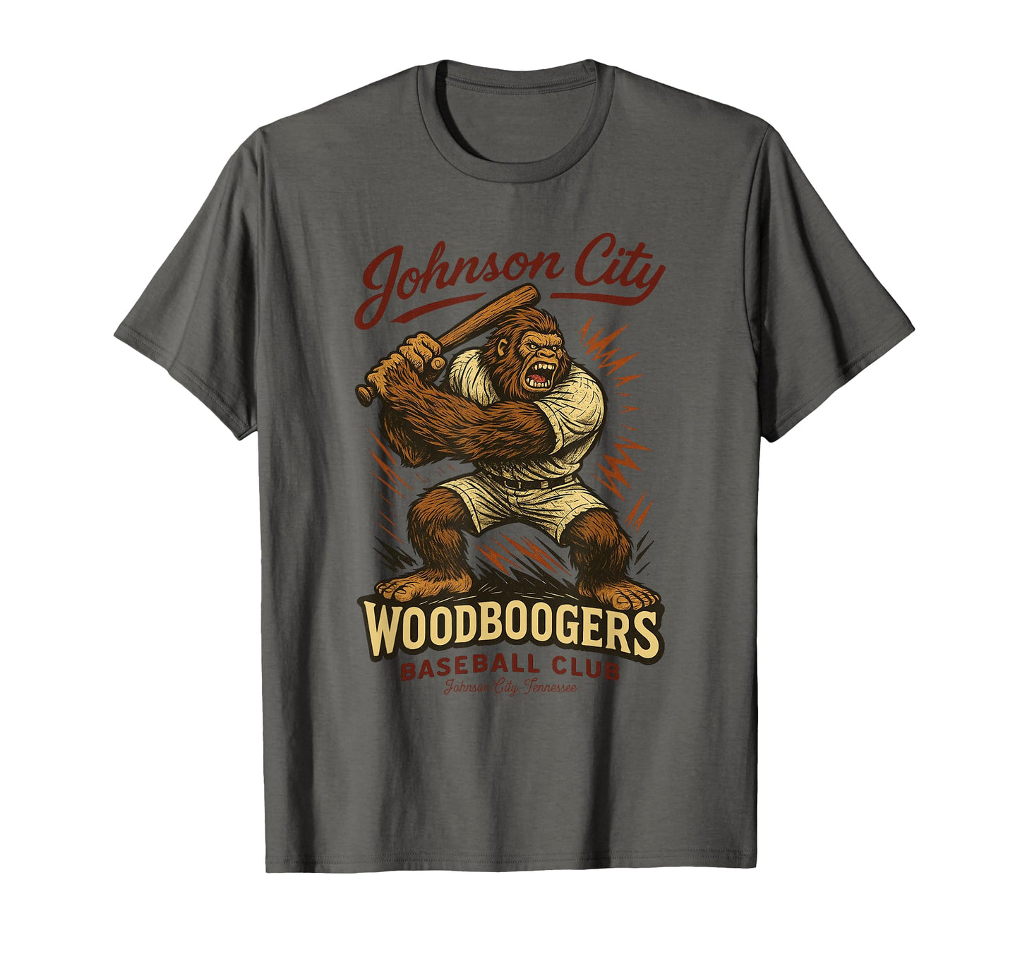 Johnson City Woodboogers Baseball Club T-Shirt - Streetwear Style Men Women - T-Shirt, Sweatshirt, Hoodie