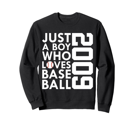 2009 Just Who Loves Baseball 17Th Sweatshirt - Graphic Print Men Women - T-Shirt, Sweatshirt, Hoodie