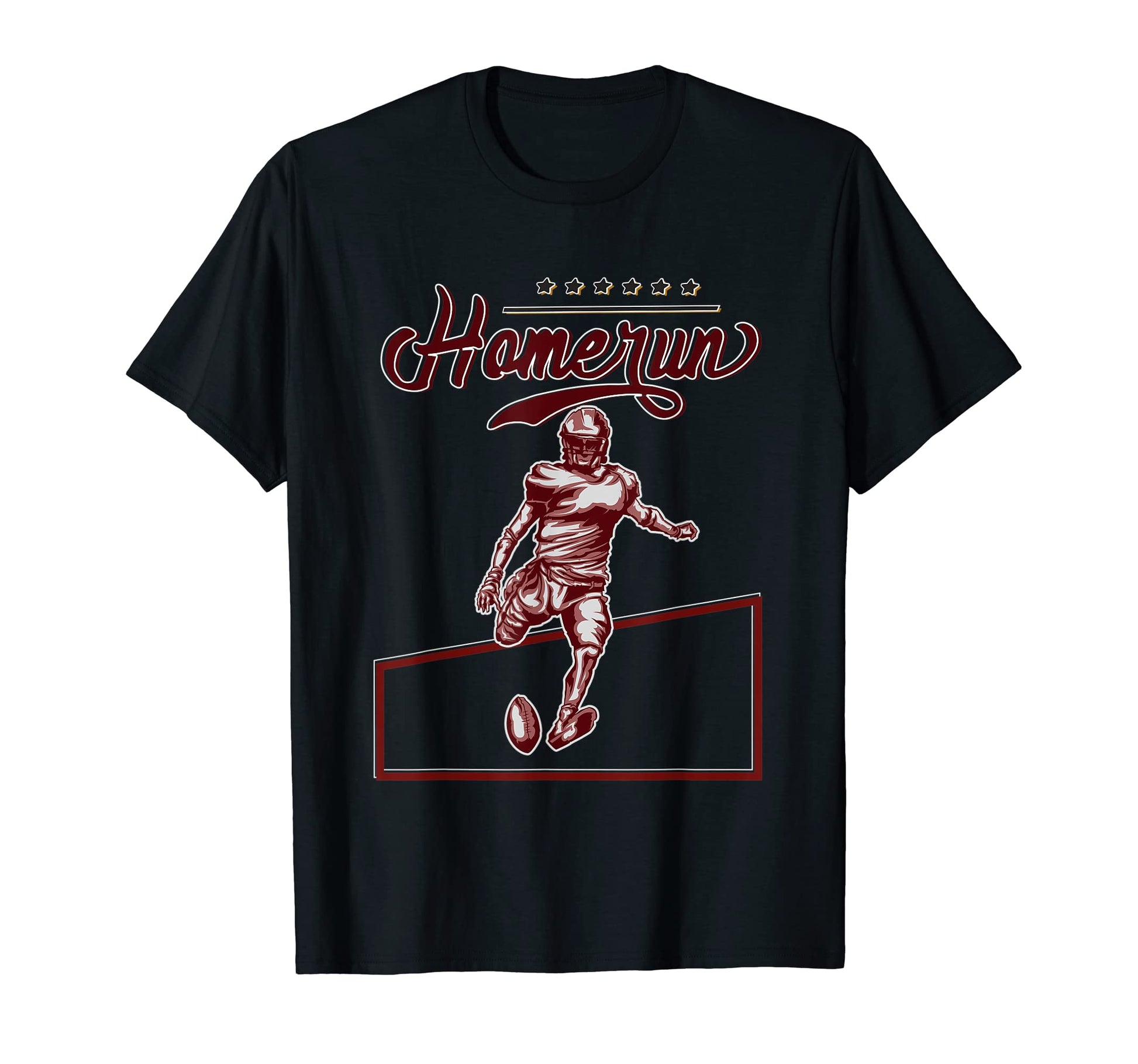 Homerun Coach Sport Football Ball T-Shirt - Graphic Print for Adults - T-Shirt, Sweatshirt, Hoodie