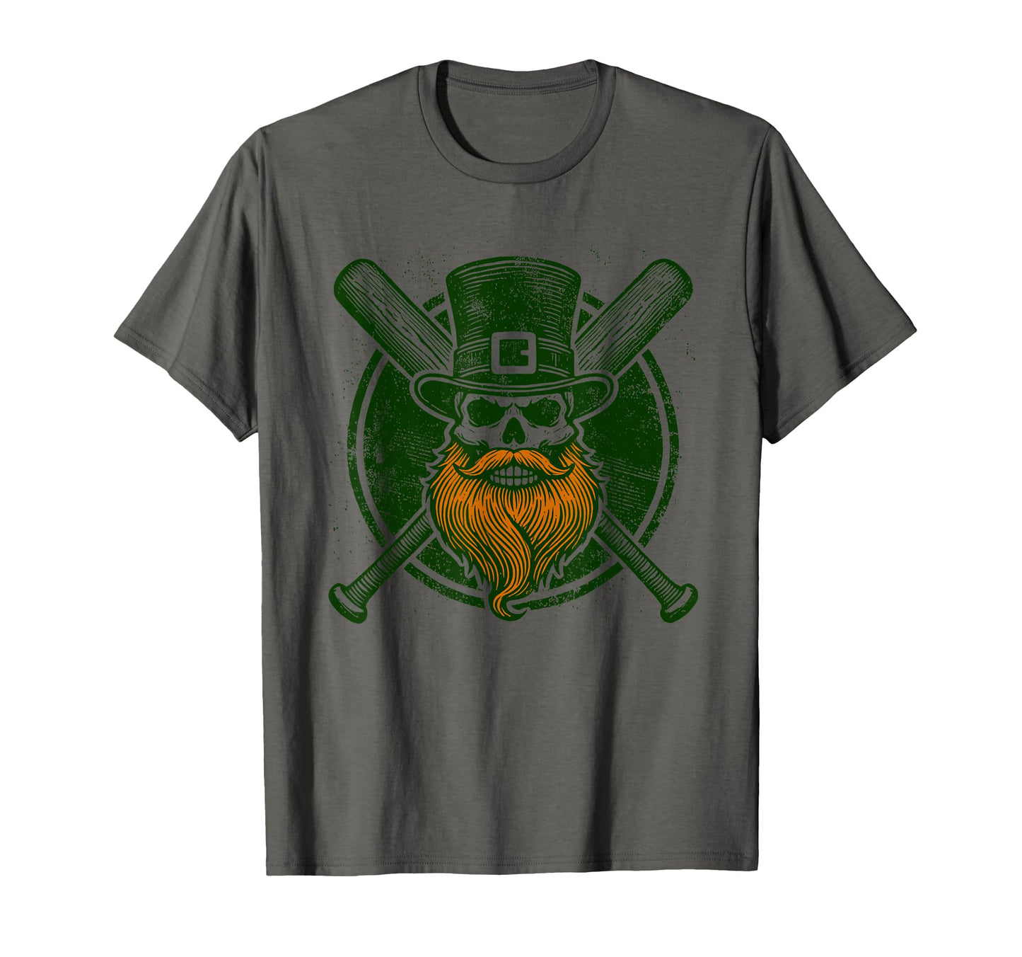 Irish Skull Baseball Bats St Patricks T-Shirt - Trendy Graphic Men Women - T-Shirt, Sweatshirt, Hoodie
