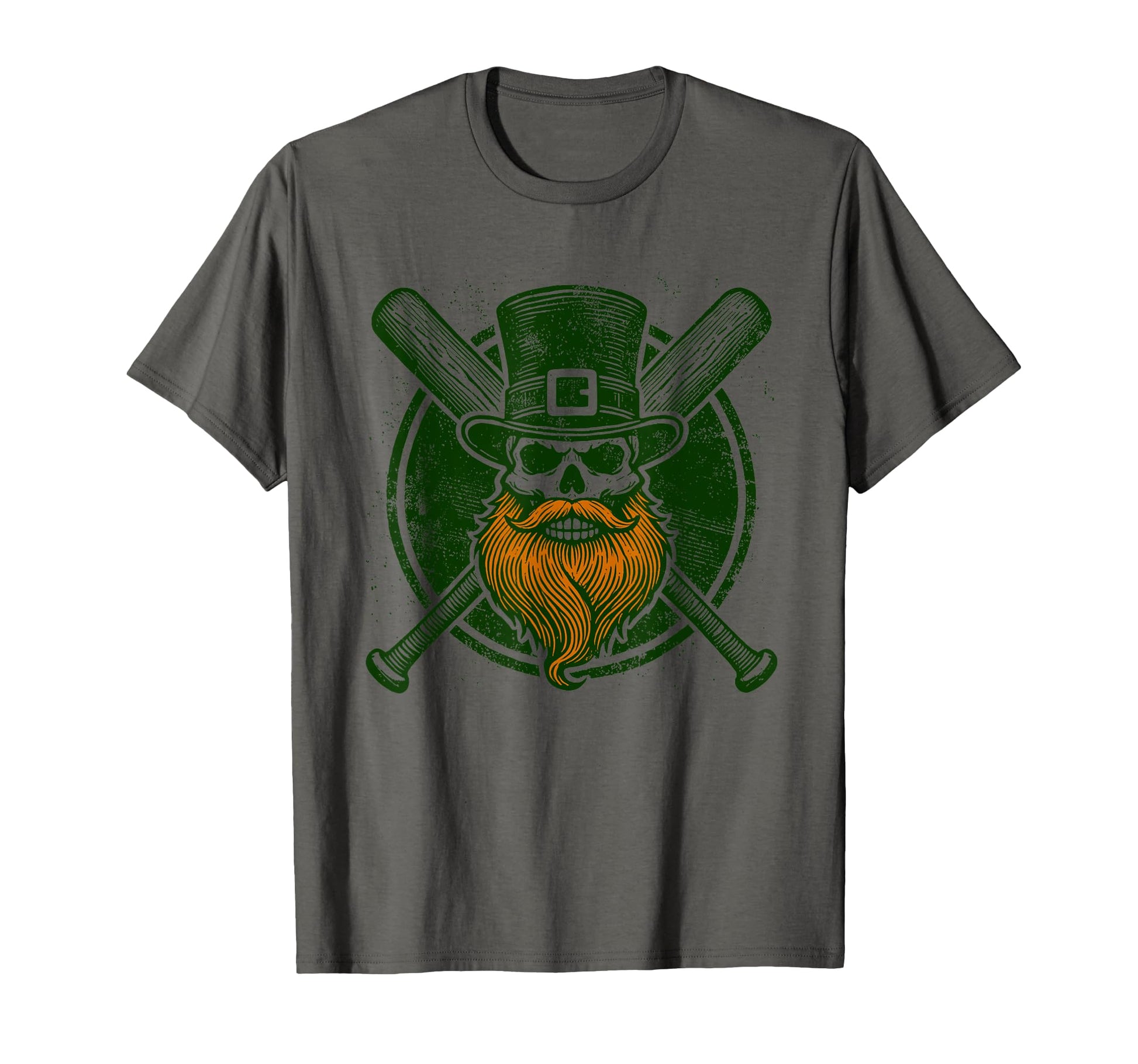 Irish Skull Baseball Bats St Patricks T-Shirt - Trendy Graphic Men Women - T-Shirt, Sweatshirt, Hoodie
