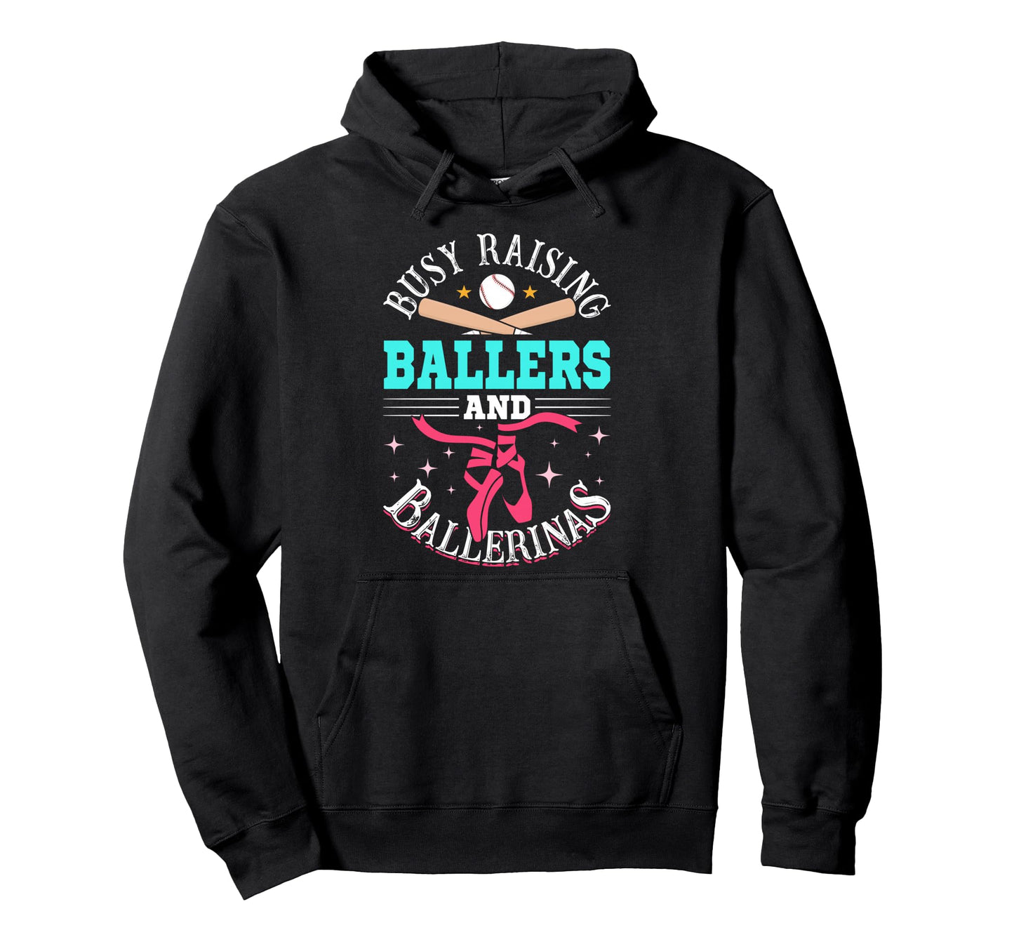 Baseball Dance Mom Busy Raising Hoodie - Streetwear Style for Adults - T-Shirt, Sweatshirt, Hoodie