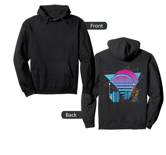 80S Art Vaporwave Aesthetic Hoodie - Minimalist Print for Adults - T-Shirt, Sweatshirt, Hoodie