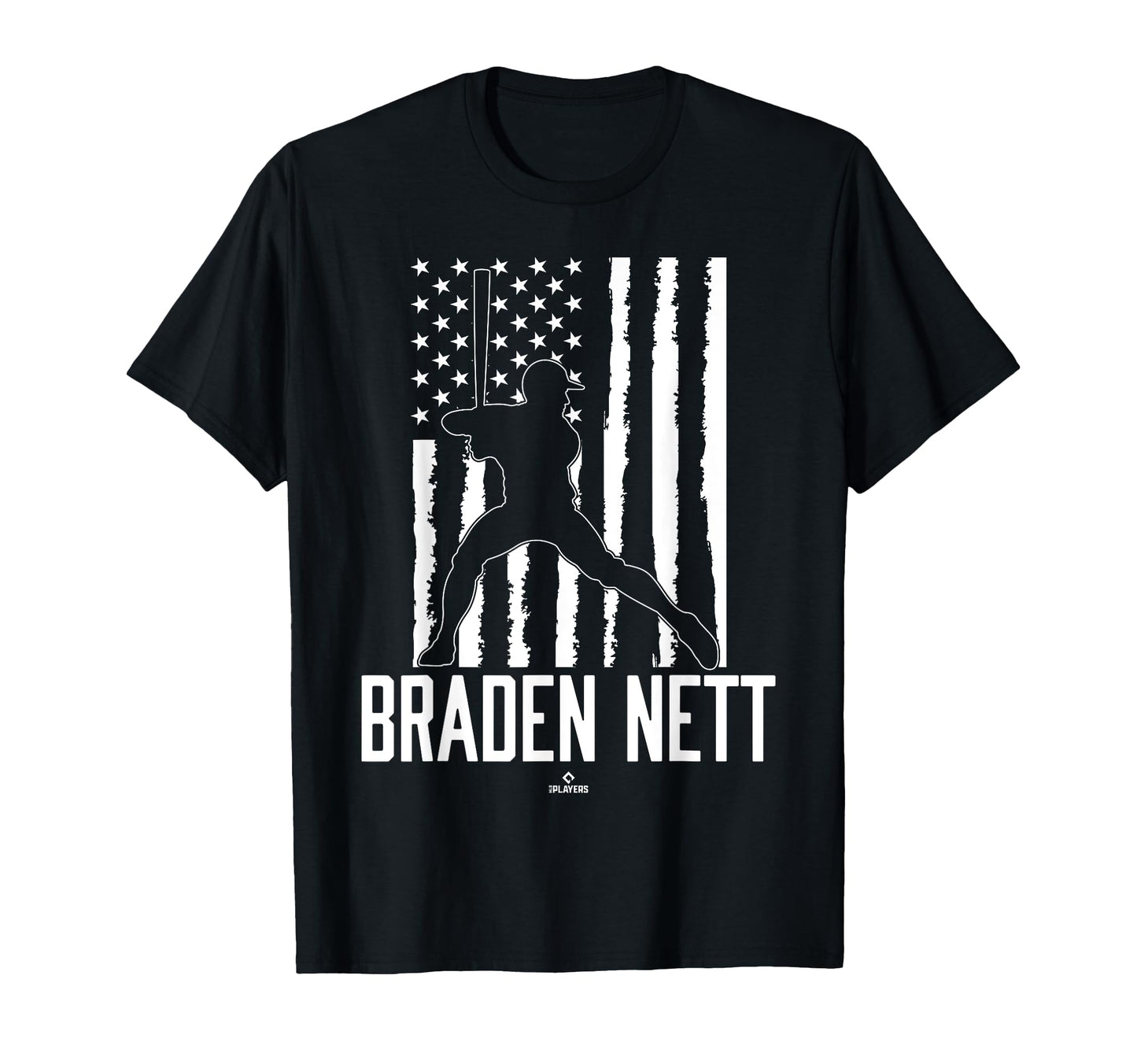 Distressed Flag Swing Braden Nett T-Shirt - Minimalist Print for Adults - T-Shirt, Sweatshirt, Hoodie