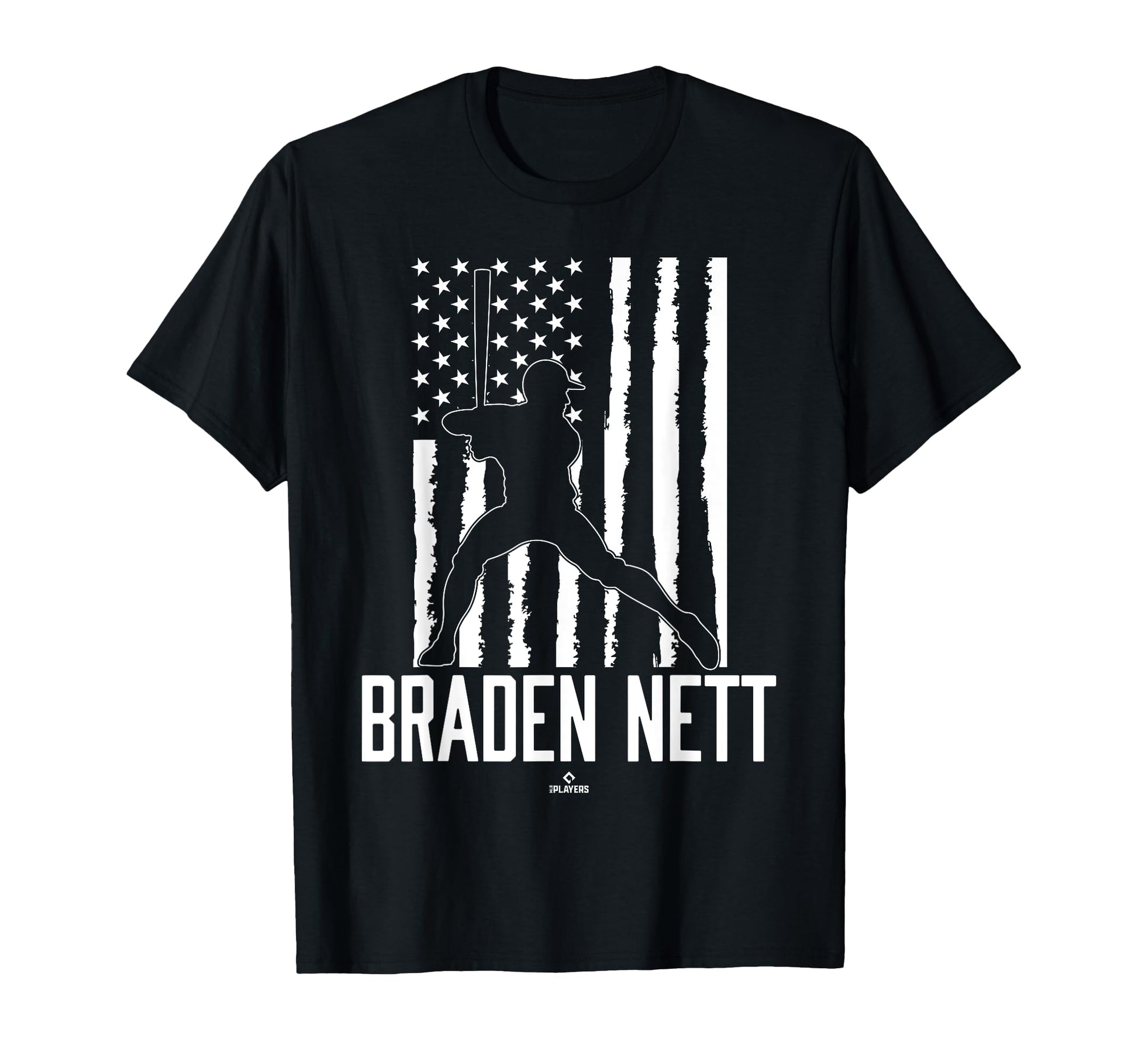 Distressed Flag Swing Braden Nett T-Shirt - Minimalist Print for Adults - T-Shirt, Sweatshirt, Hoodie