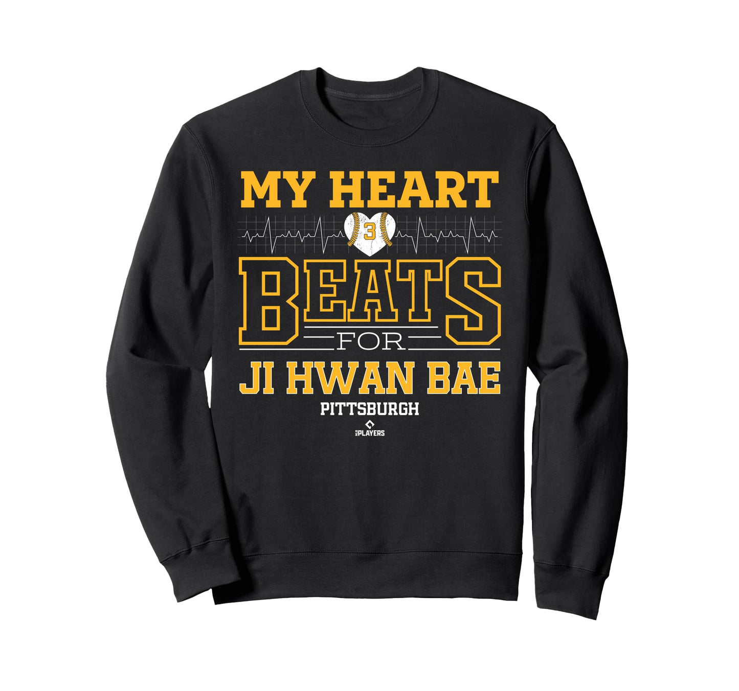 My Heart Beats Ji Hwan Bae Pittsburgh Sweatshirt - Unique Graphic Unisex - T-Shirt, Sweatshirt, Hoodie