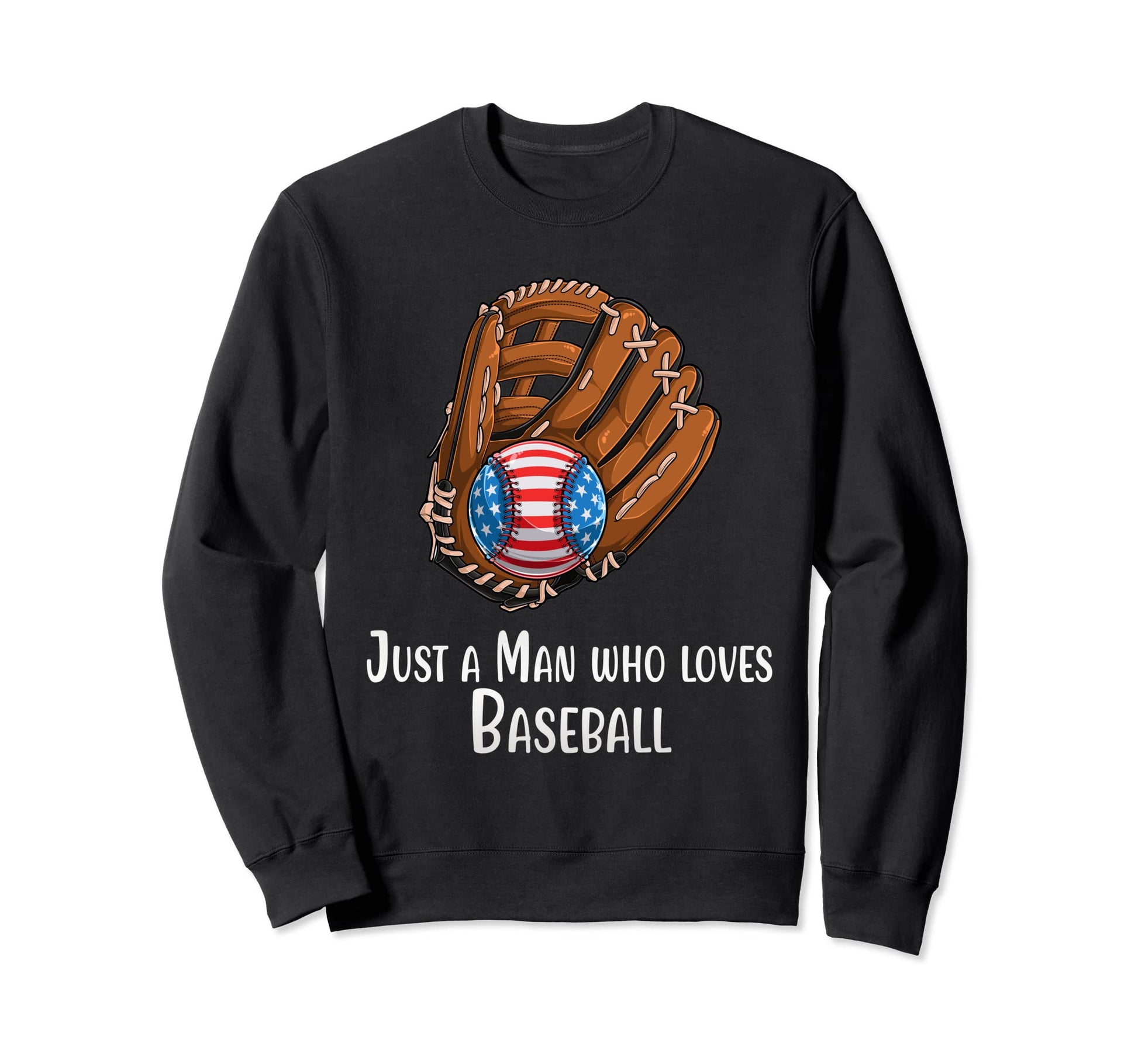 Just Who Loves Baseball Baseball Sweatshirt - Minimalist Print for Adults - T-Shirt, Sweatshirt, Hoodie