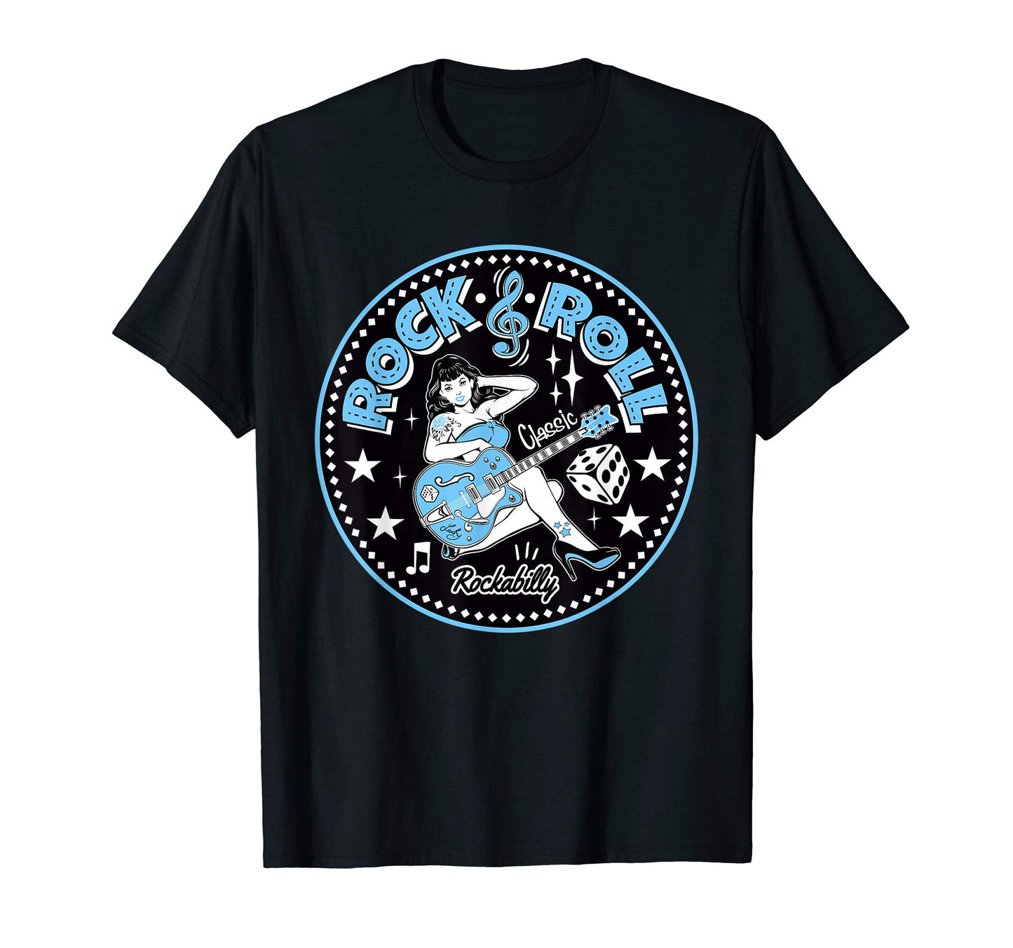 Rockabilly Pin Up Gift 50S Sock Hop T-Shirt - Graphic Print for Adults - T-Shirt, Sweatshirt, Hoodie