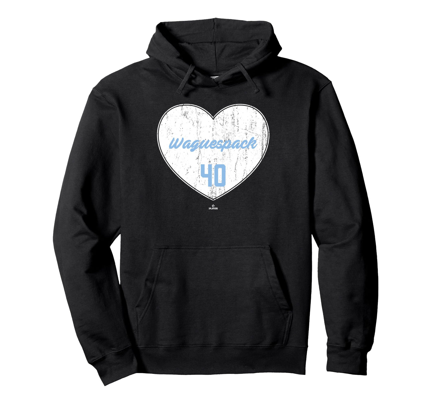 Distressed Heart Jacob Waguespack Hoodie - Minimalist Print for Adults - T-Shirt, Sweatshirt, Hoodie