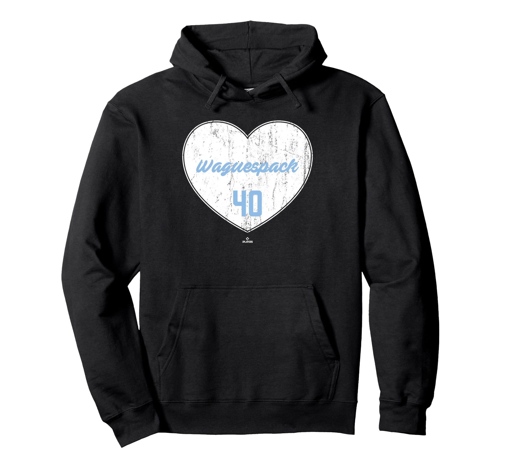 Distressed Heart Jacob Waguespack Hoodie - Minimalist Print for Adults - T-Shirt, Sweatshirt, Hoodie