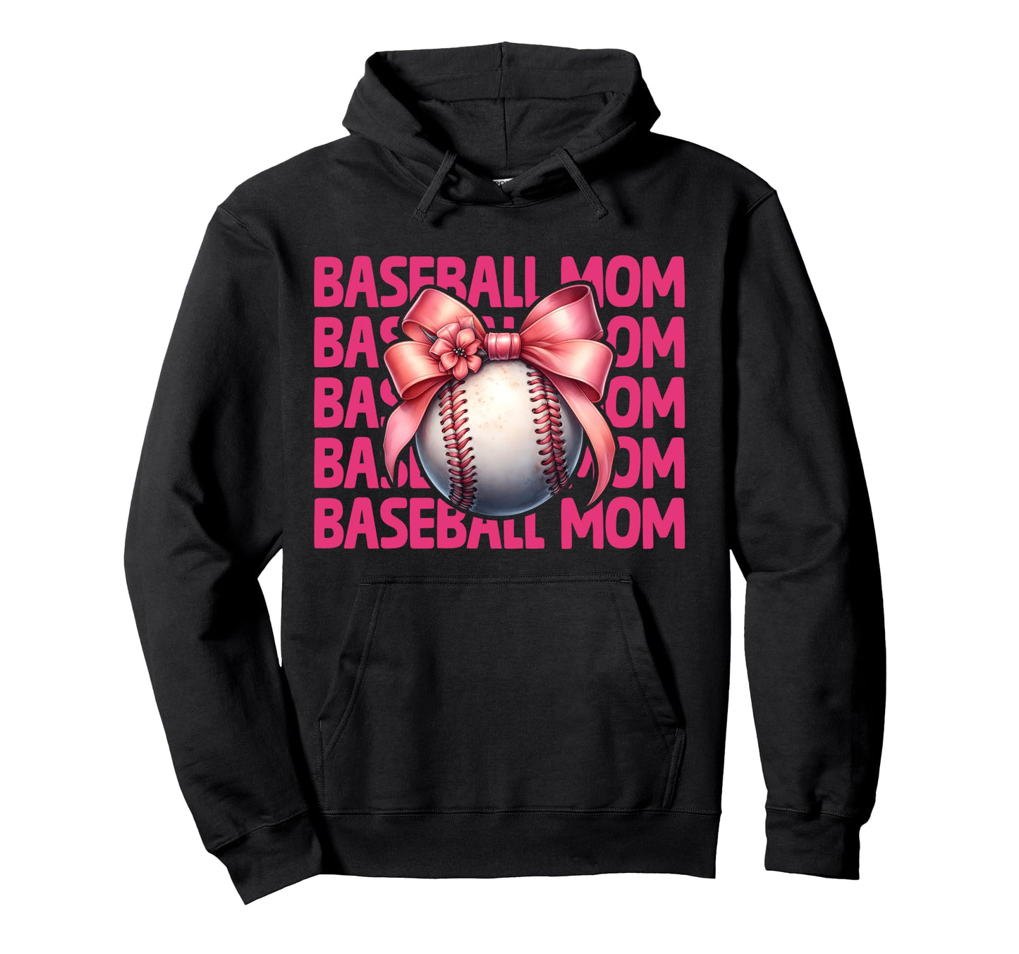Baseball Mom Baseball Mama Mothers Hoodie - Casual Everyday Wear Unisex - T-Shirt, Sweatshirt, Hoodie