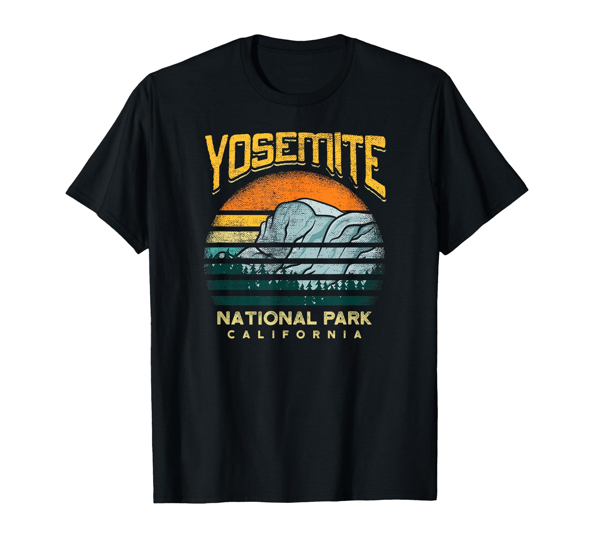 Sunset Yosemite National Park El Capitan T-Shirt - Trendy Graphic Unisex - T-Shirt, Sweatshirt, Hoodie
