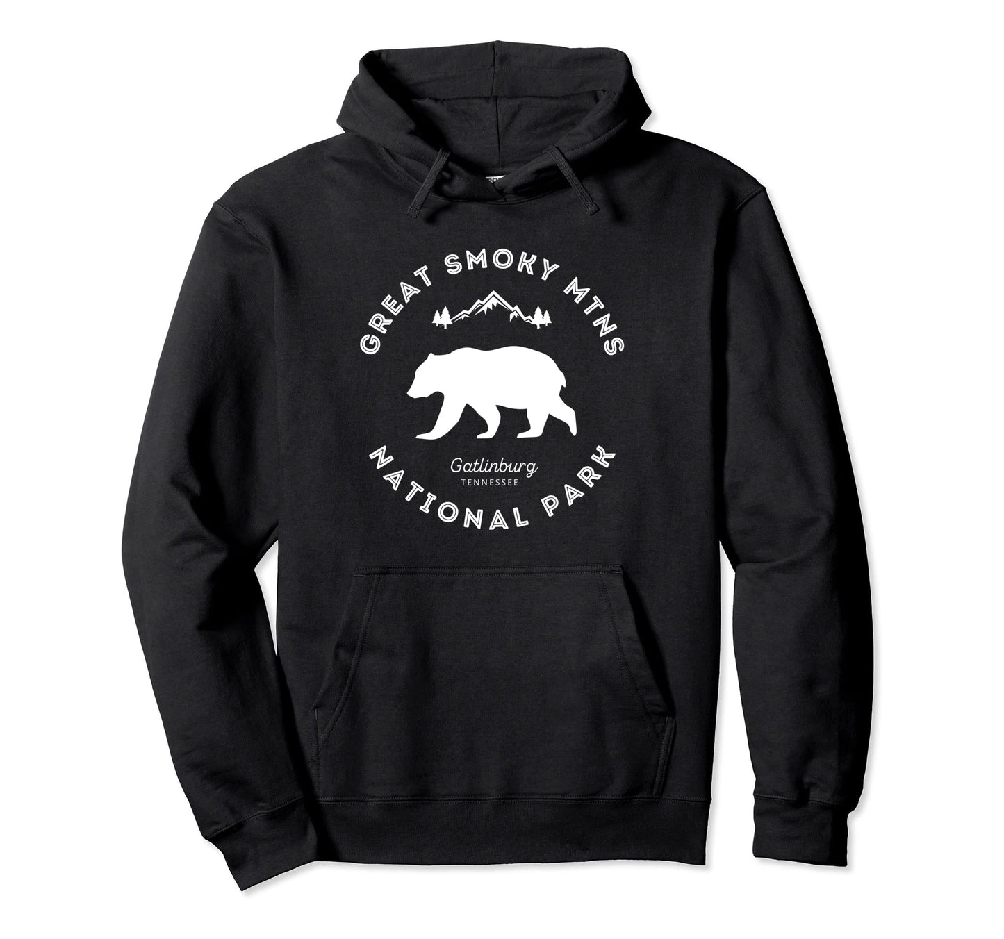 Gatlinburg Tn Bear Great Smoky Hoodie - Unique Graphic for Adults - T-Shirt, Sweatshirt, Hoodie