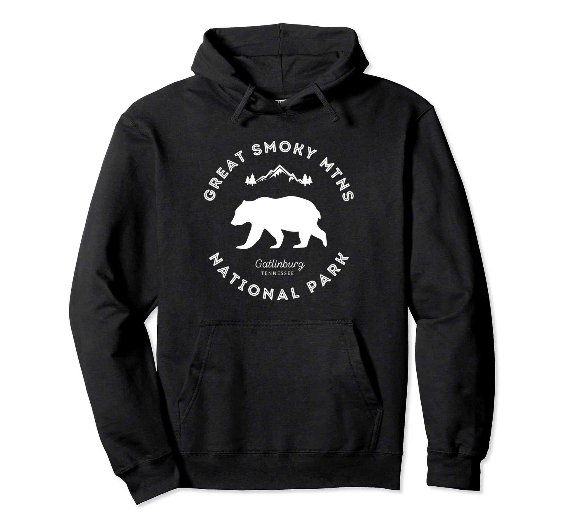 Gatlinburg Tn Bear Great Smoky Hoodie - Unique Graphic for Adults - T-Shirt, Sweatshirt, Hoodie