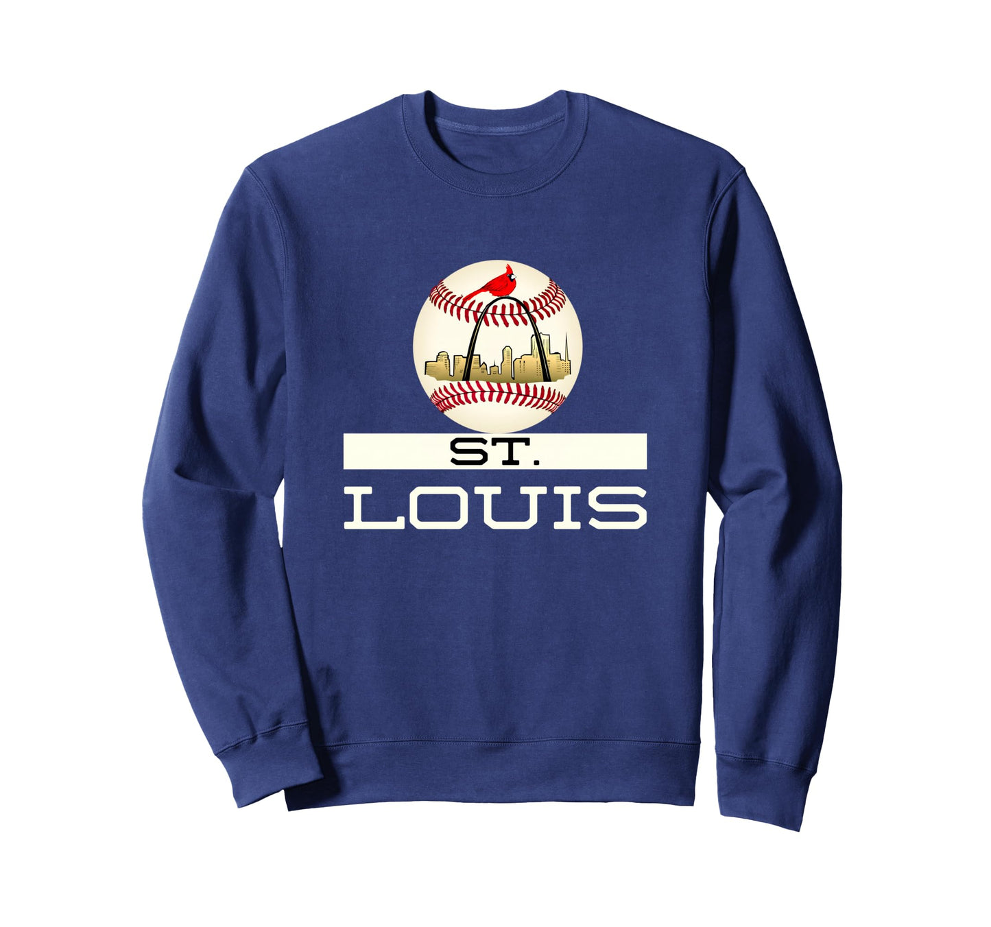 Saint Louis Red Cardinal Baseball Sweatshirt - Aesthetic Graphic Unisex - T-Shirt, Sweatshirt, Hoodie