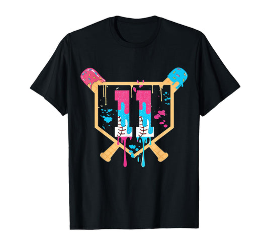 Baseball 11Th Birthday Ice Cream T-Shirt - Casual Everyday Wear for Adults - T-Shirt, Sweatshirt, Hoodie