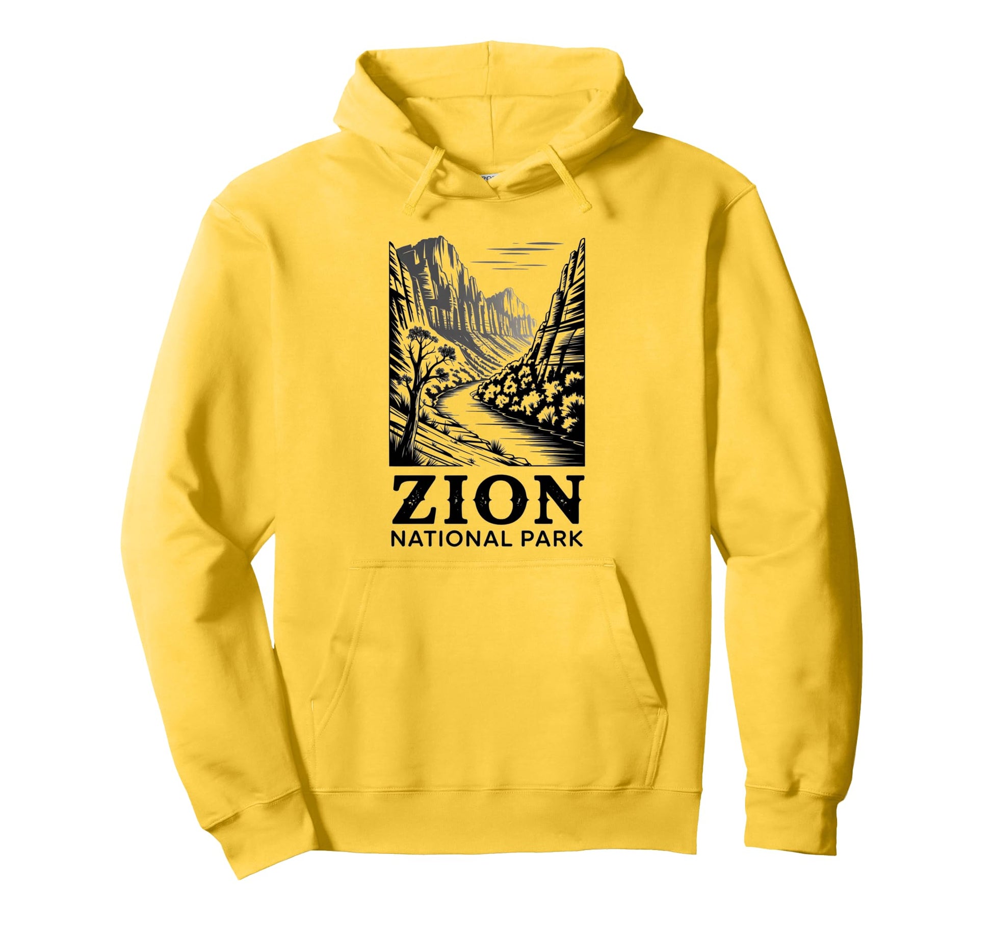 Zion National Park Outdoor Camping Us Hoodie - Custom Art Print Men Women - T-Shirt, Sweatshirt, Hoodie