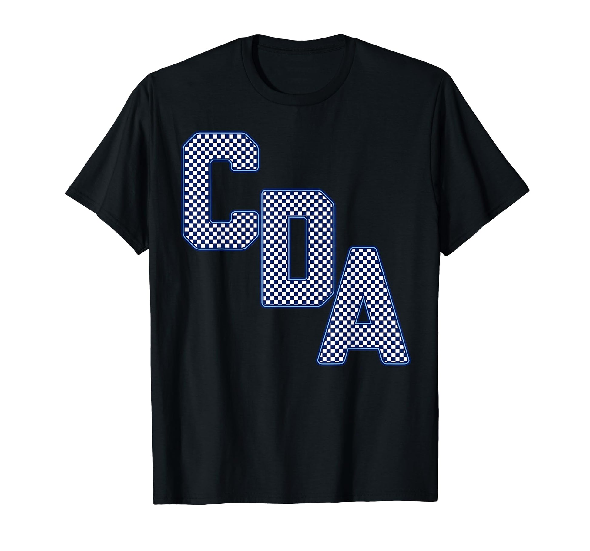 Cda Checkered T-Shirt - Unique Graphic Men Women - T-Shirt, Sweatshirt, Hoodie