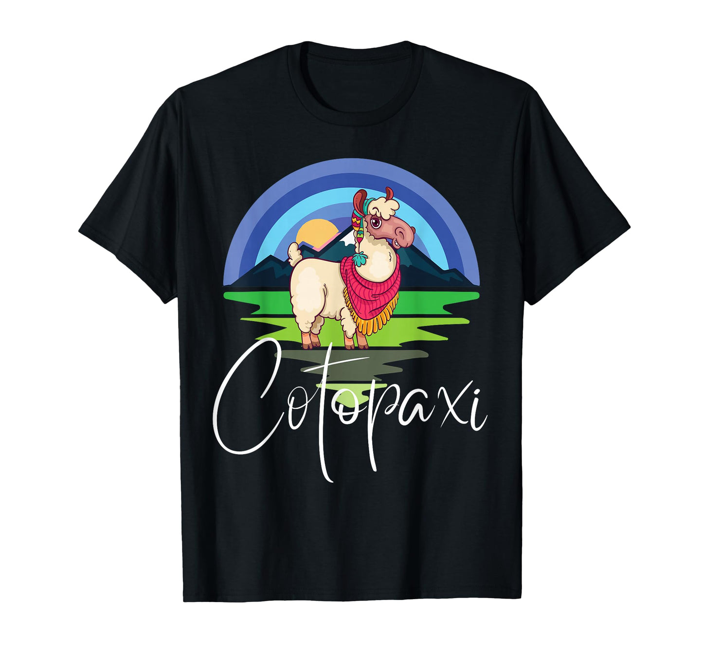 National Park Llama Cotopaxi T-Shirt - Aesthetic Graphic for Adults - T-Shirt, Sweatshirt, Hoodie