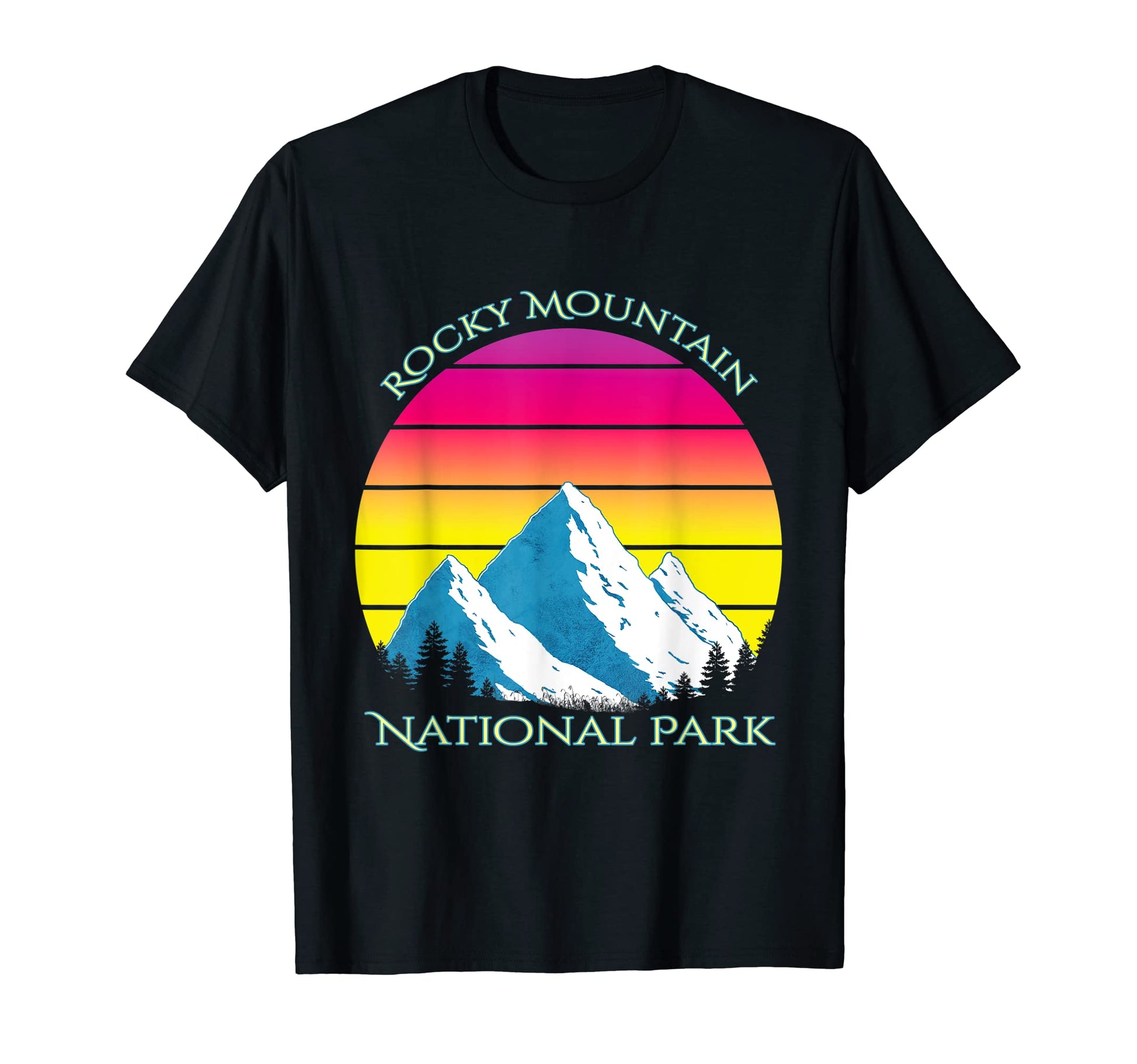Rocky Mountain National Park Hiking T-Shirt - Minimalist Print Unisex - T-Shirt, Sweatshirt, Hoodie