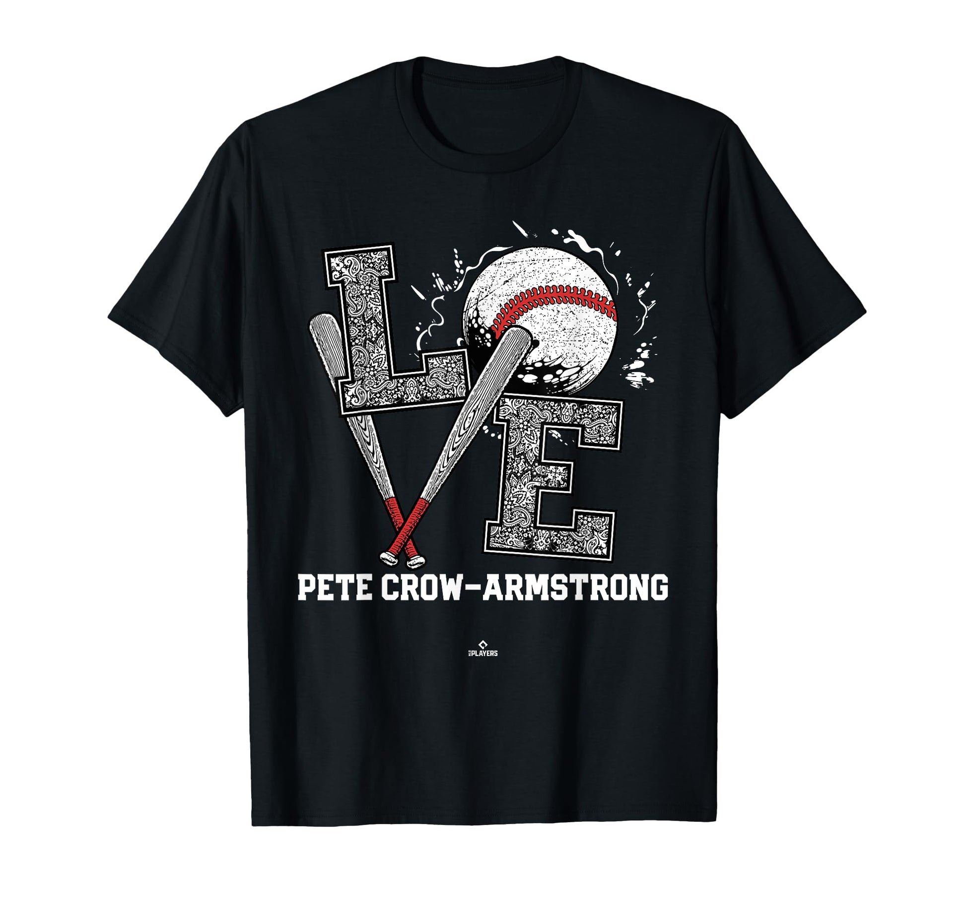 Distressed Baseball Love Pete Crow T-Shirt - Custom Art Print Men Women - T-Shirt, Sweatshirt, Hoodie