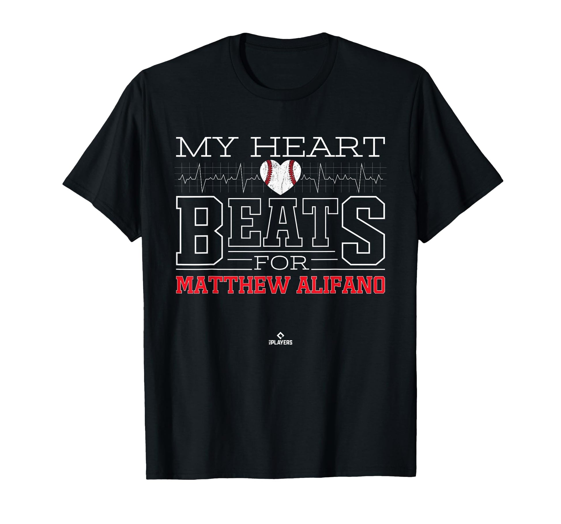 My Heart Beats Matthew Alifano Prospect T-Shirt - Novelty Apparel Unisex - T-Shirt, Sweatshirt, Hoodie