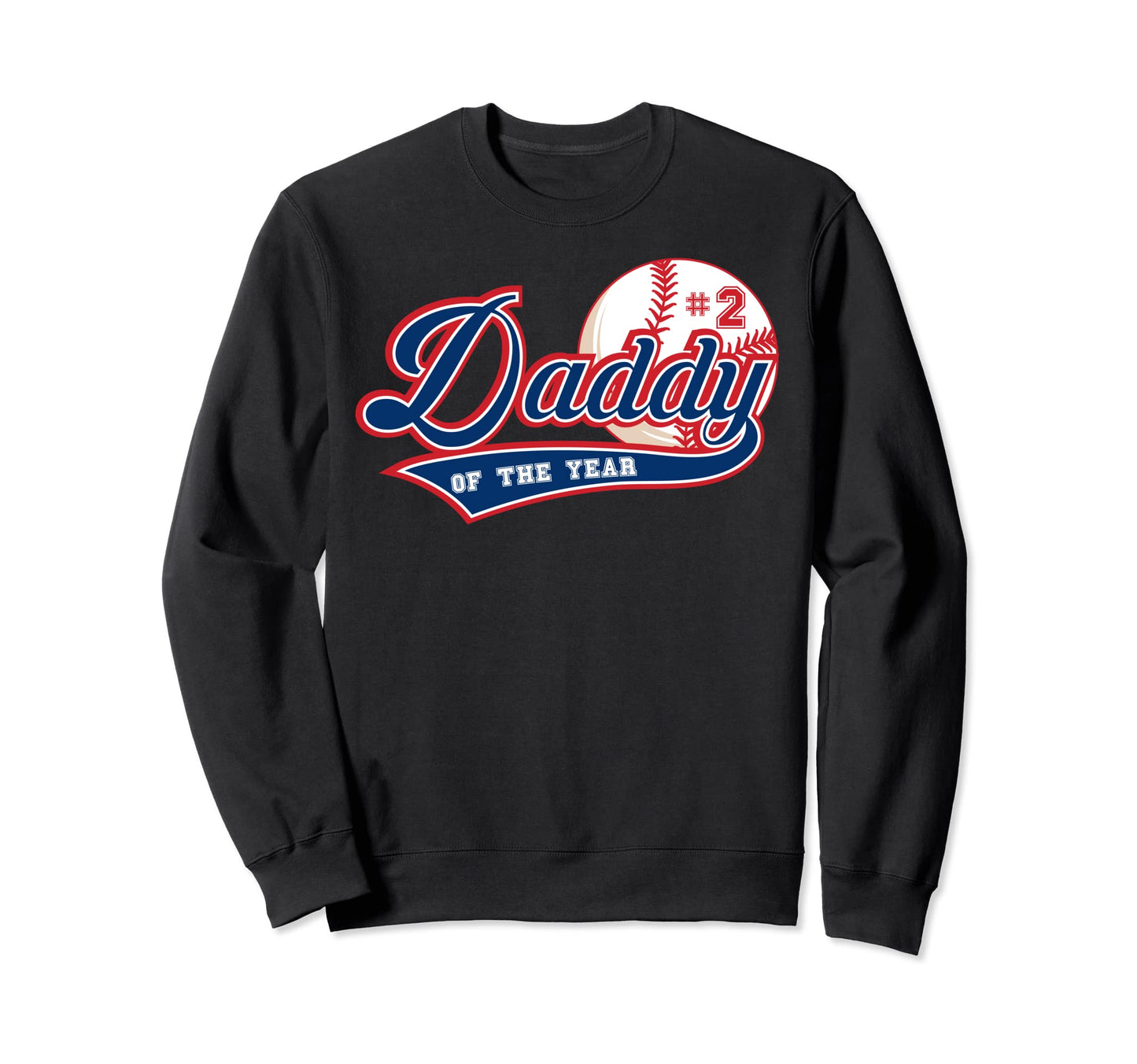 Daddy Rookie Year 2Nd Birthday Sweatshirt - Minimalist Print Unisex - T-Shirt, Sweatshirt, Hoodie
