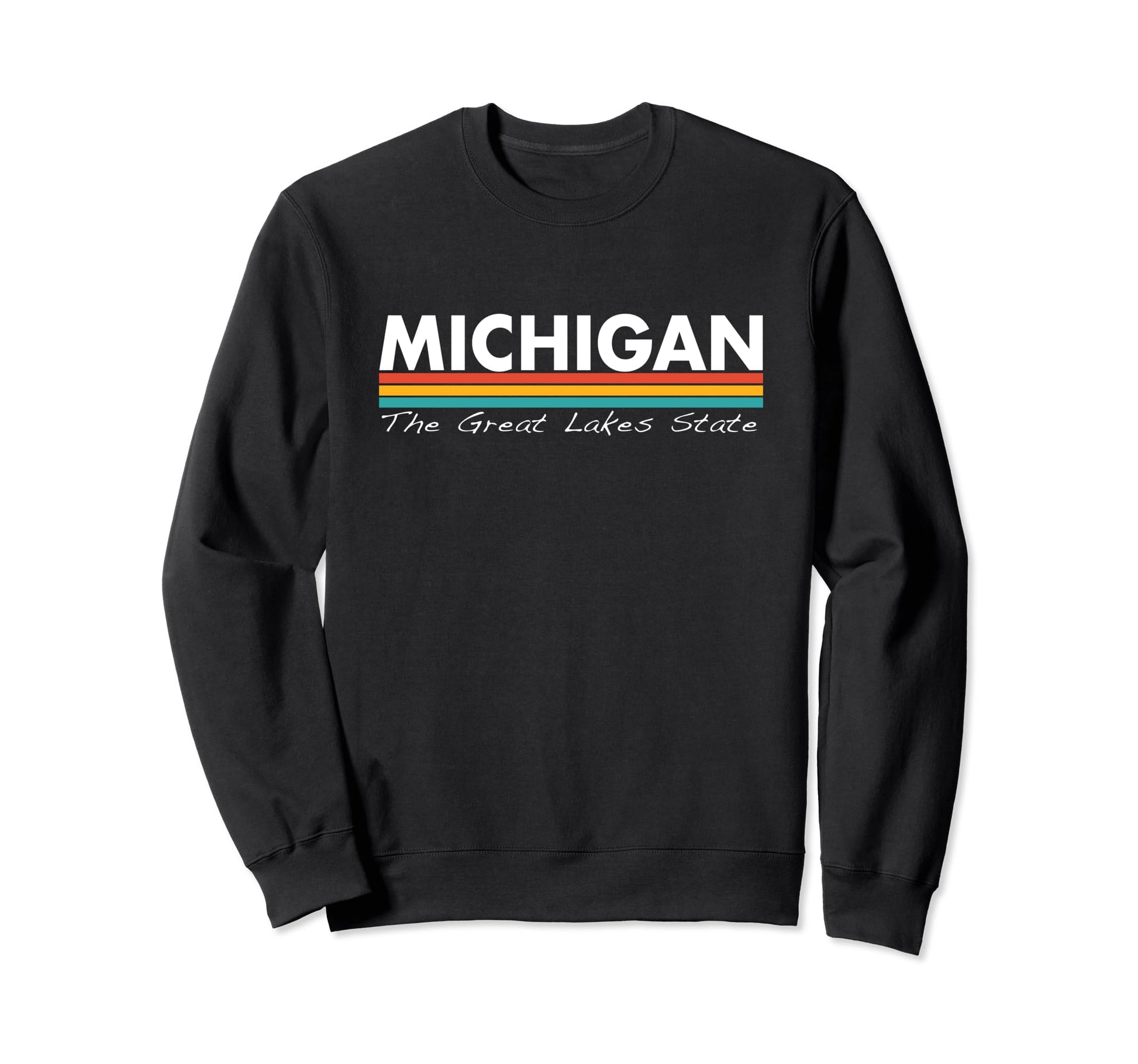 Michigan Stripes Sweatshirt - Casual Everyday Wear for Adults - T-Shirt, Sweatshirt, Hoodie
