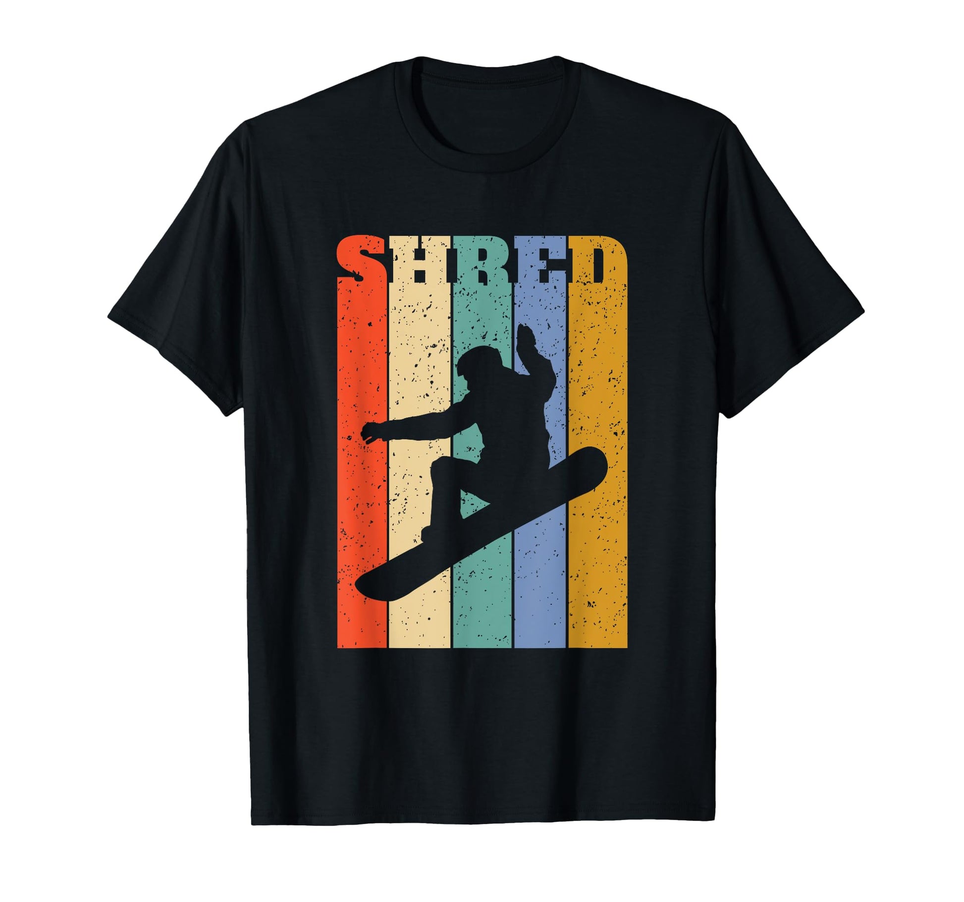 Snowboard Shred Vertical Stripes T-Shirt - Streetwear Style Unisex - T-Shirt, Sweatshirt, Hoodie