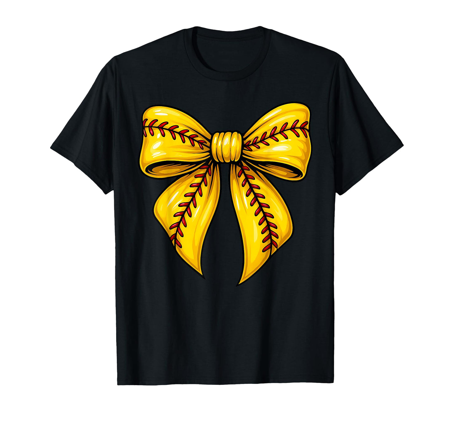 No Visible Text Detected Yellow Bow T-Shirt - Novelty Apparel Unisex - T-Shirt, Sweatshirt, Hoodie